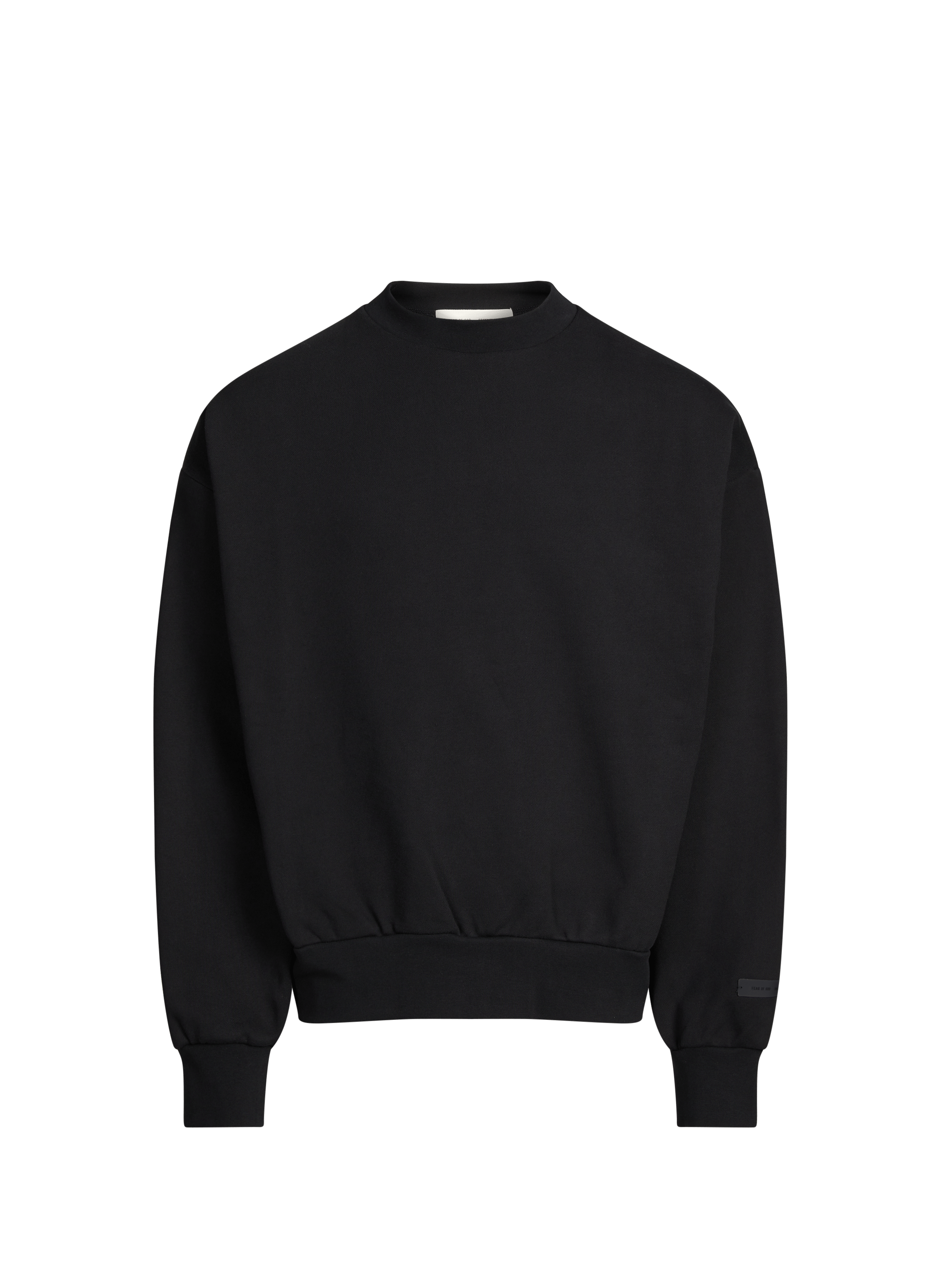 Pullover with round neckline in blended cotton FEAR OF GOD ESSENTIALS Black