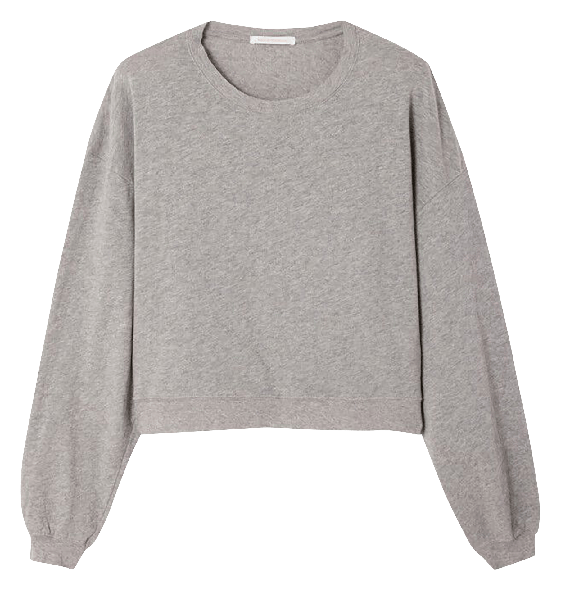 Tee-shirt droit col rond en coton sonoma AMERICAN VINTAGE Gris