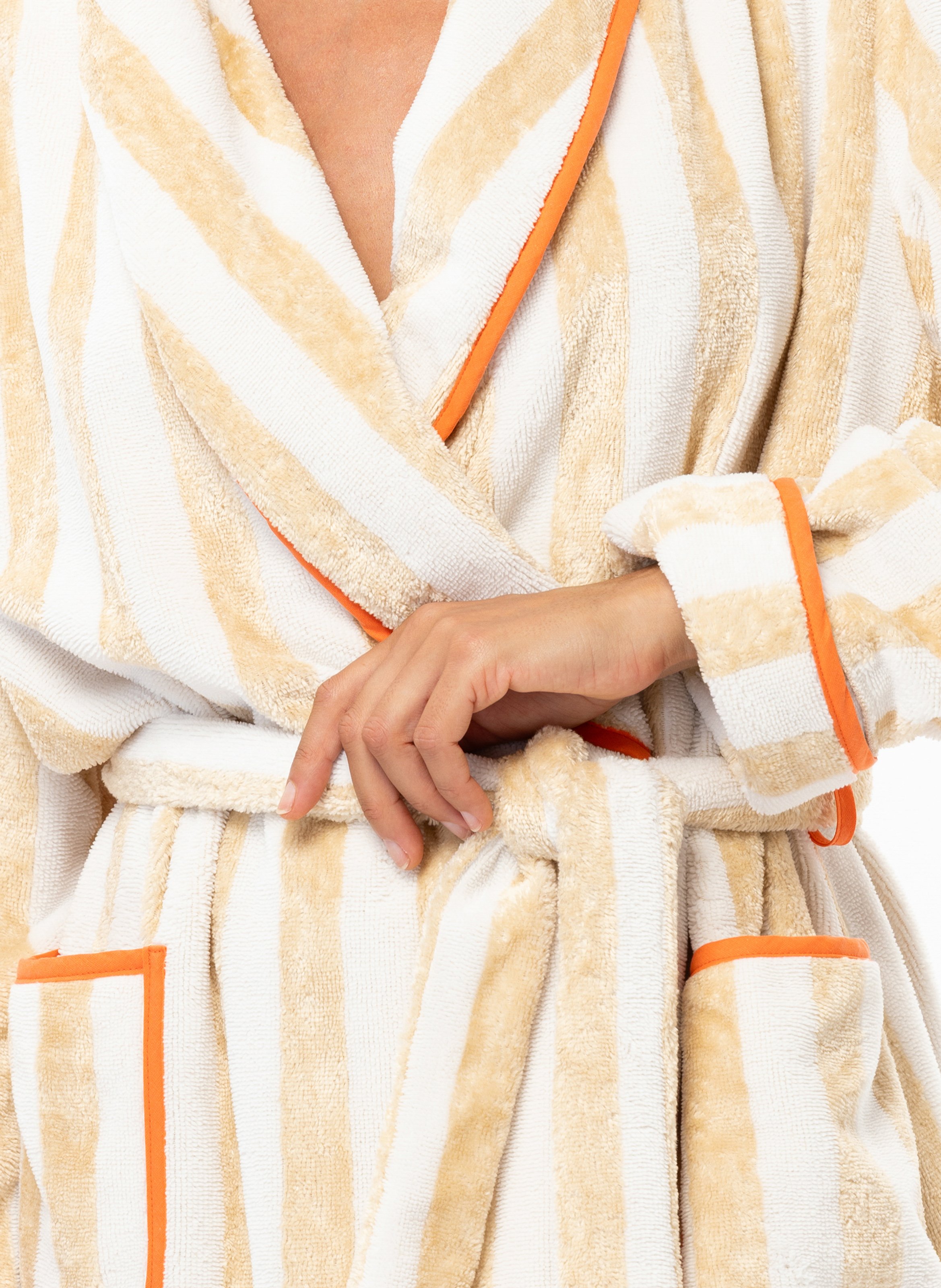 Peignoir en bouclette éponge transat 260 LE CHAT Multicolore