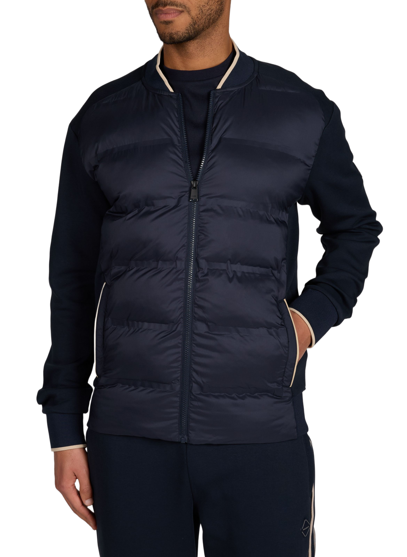 Cotton-blend jacket HACKETT Blue