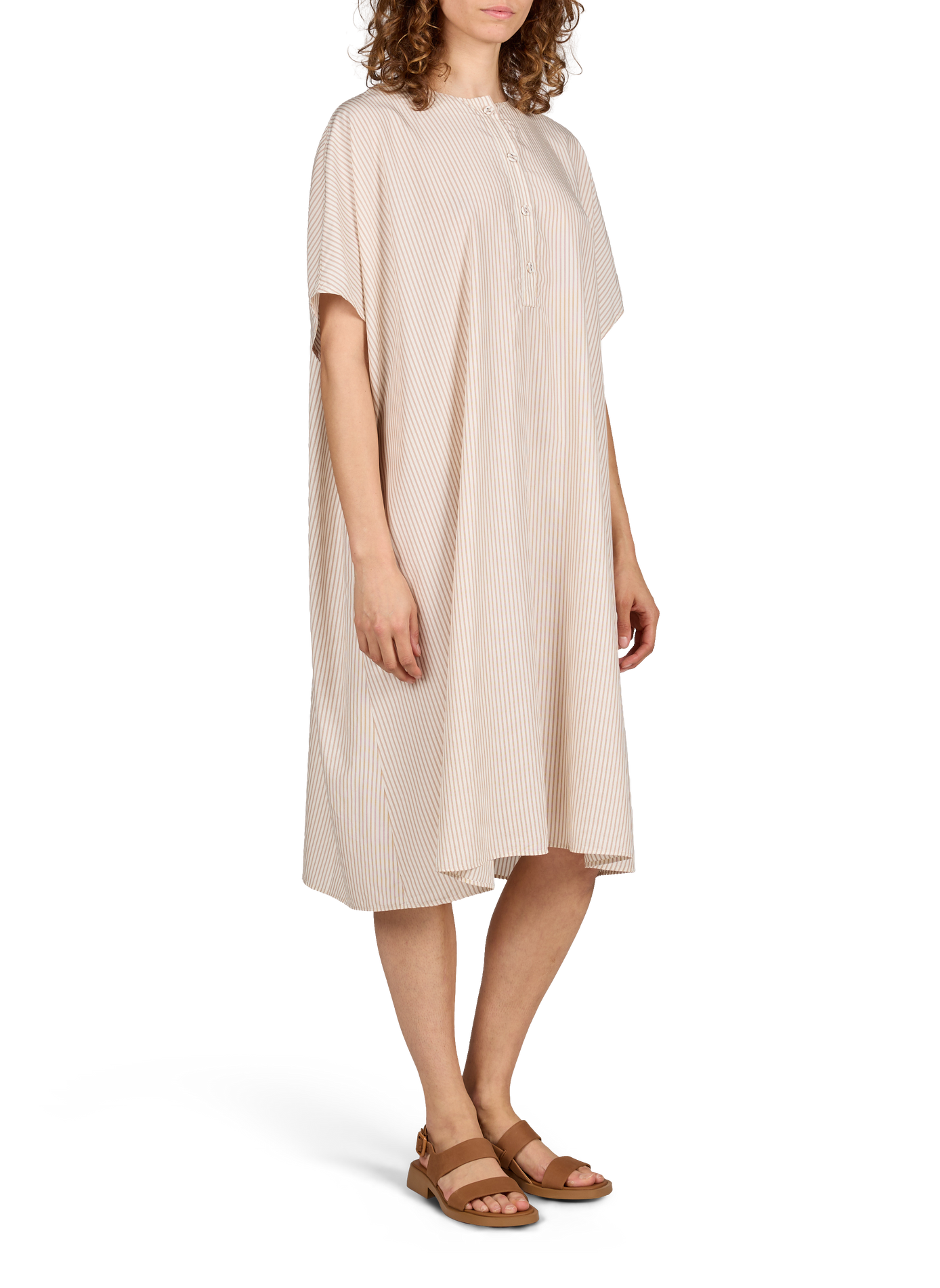Robe ample rayée Atea OFFICINE GENERALE Beige