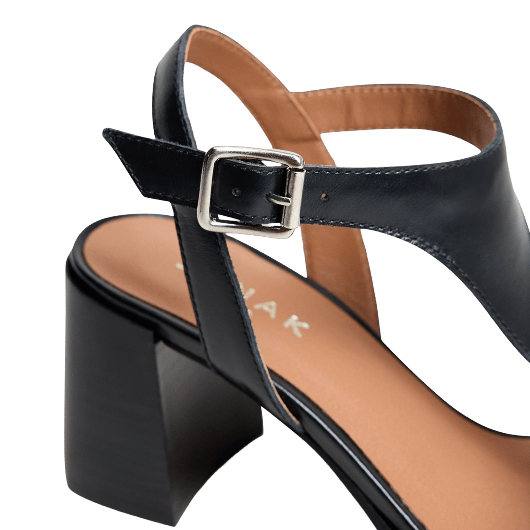 Sandales à talons en cuir vodka JONAK Noir