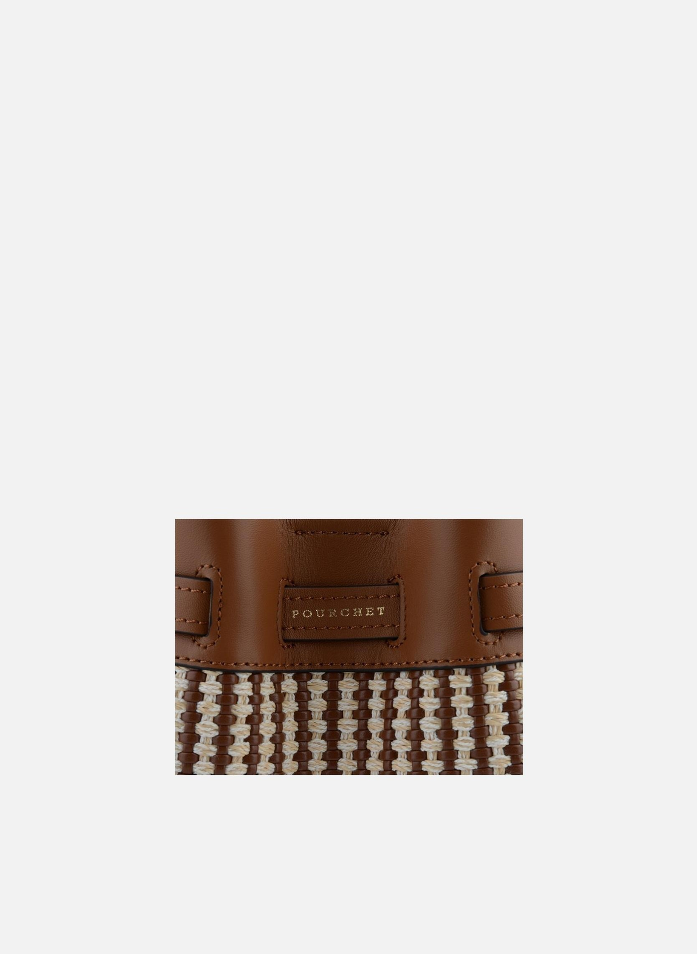 Blossom tressé | sac porté épaule POURCHET Doré