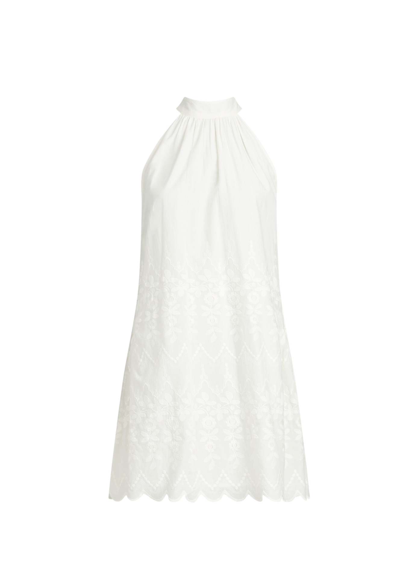 Robe courte ample brodée PETITE MENDIGOTE Blanc