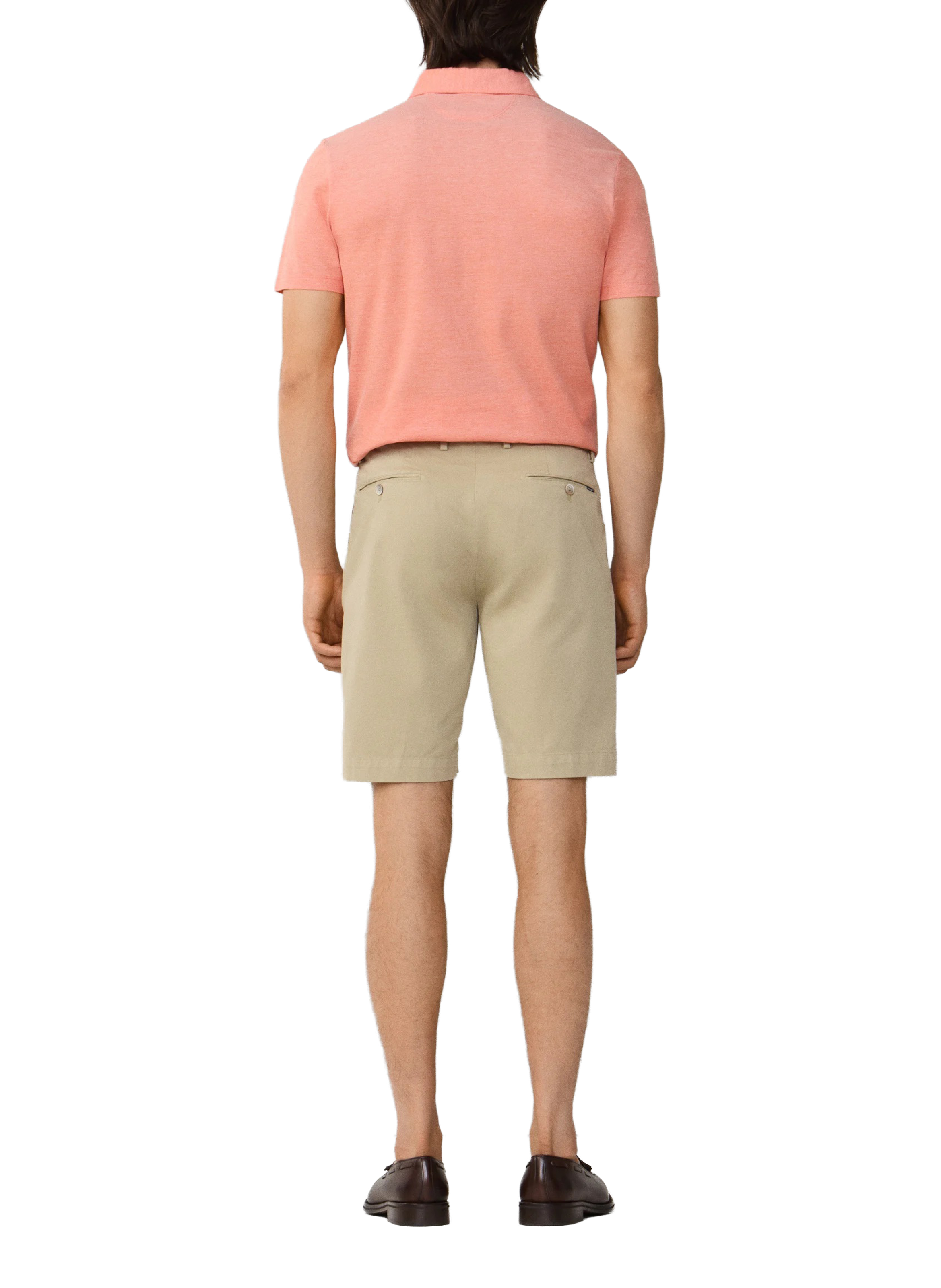 Bermuda droit en coton mélangé HACKETT Beige