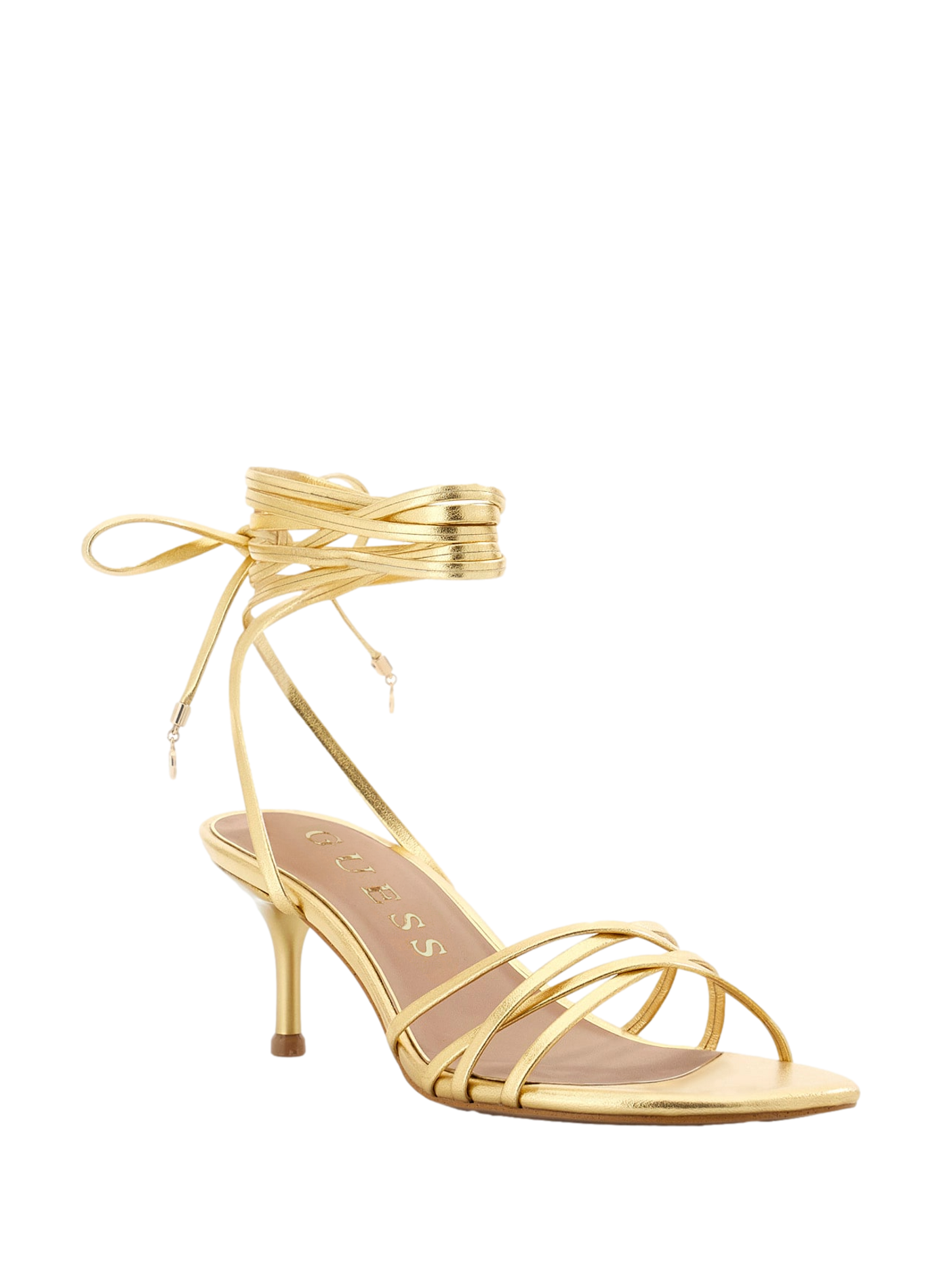 Garsie lace-up sandals GUESS Golden