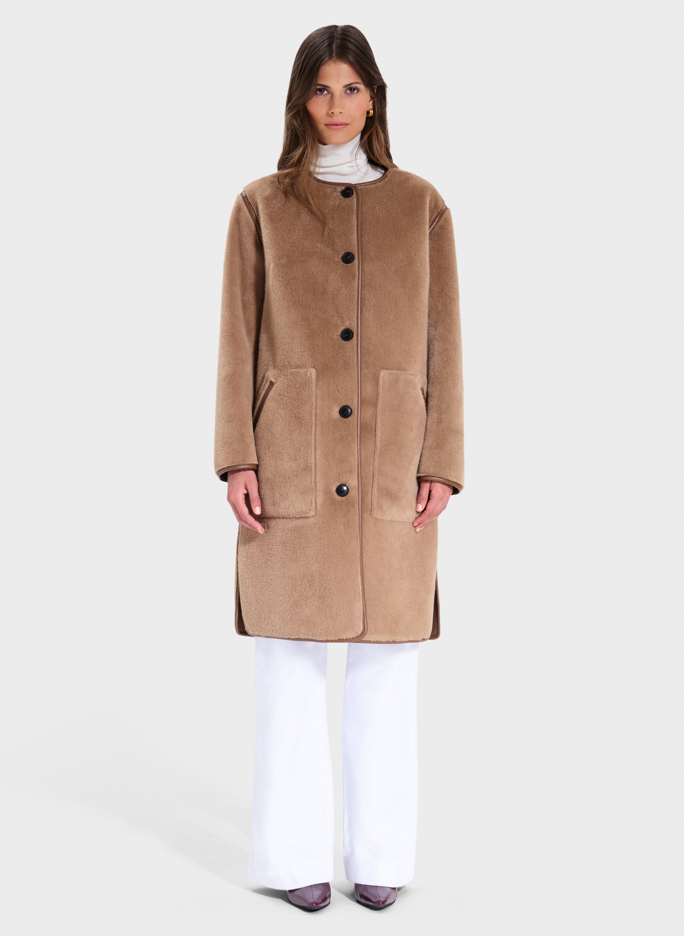 Manteau  mahona ZAPA Marron