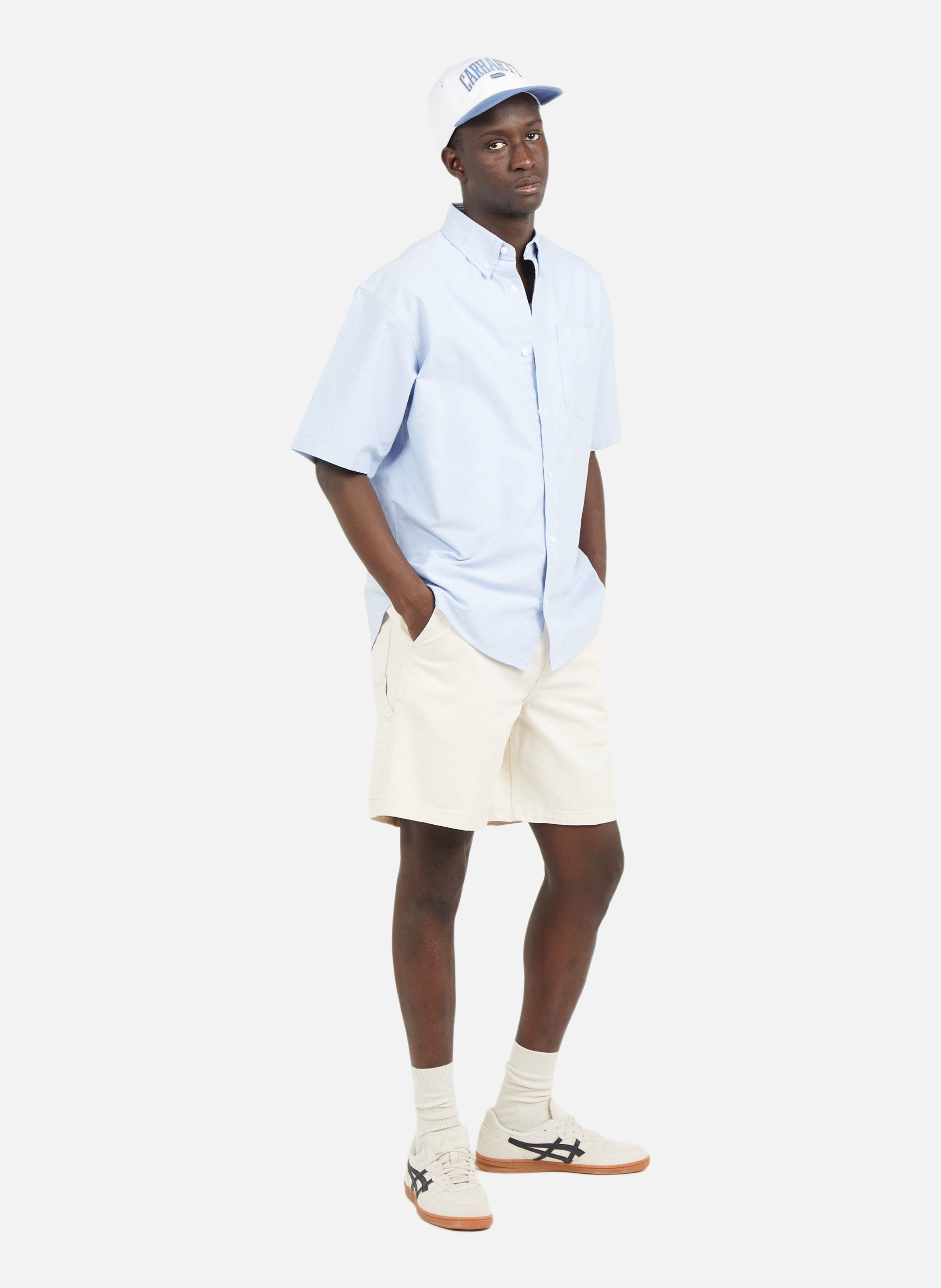Chemise s/s braxton shirt CARHARTT WIP Bleu