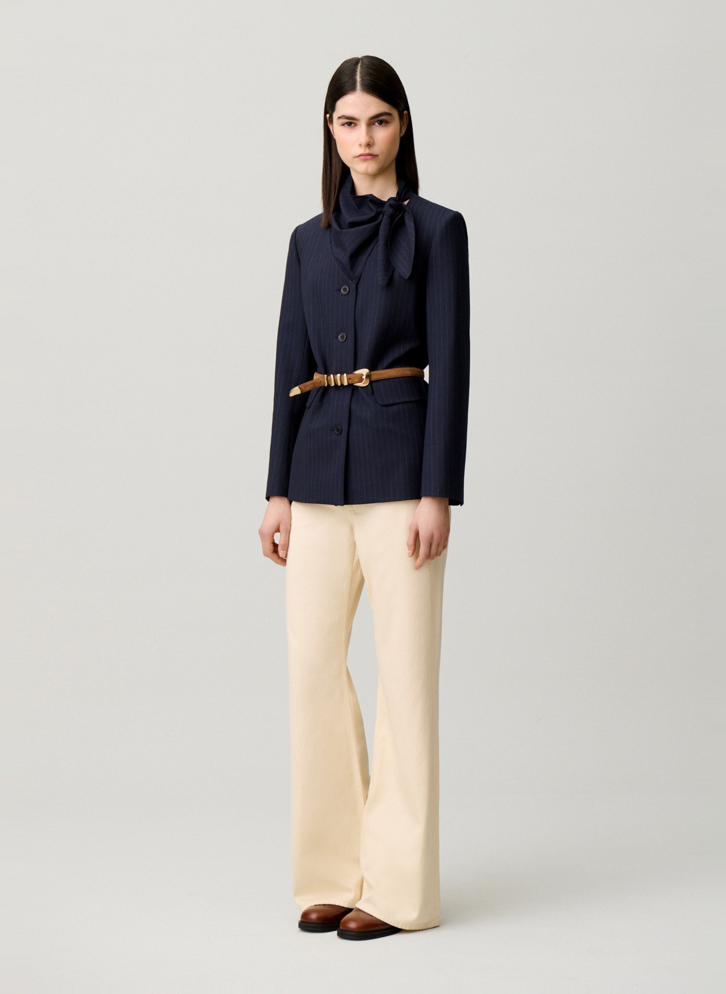 Veste de tailleur en laine mélangée CLAUDIE PIERLOT Multicolore