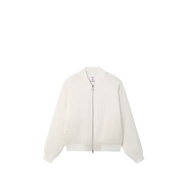 Blouson droit à broderie Blouson droit à broderie