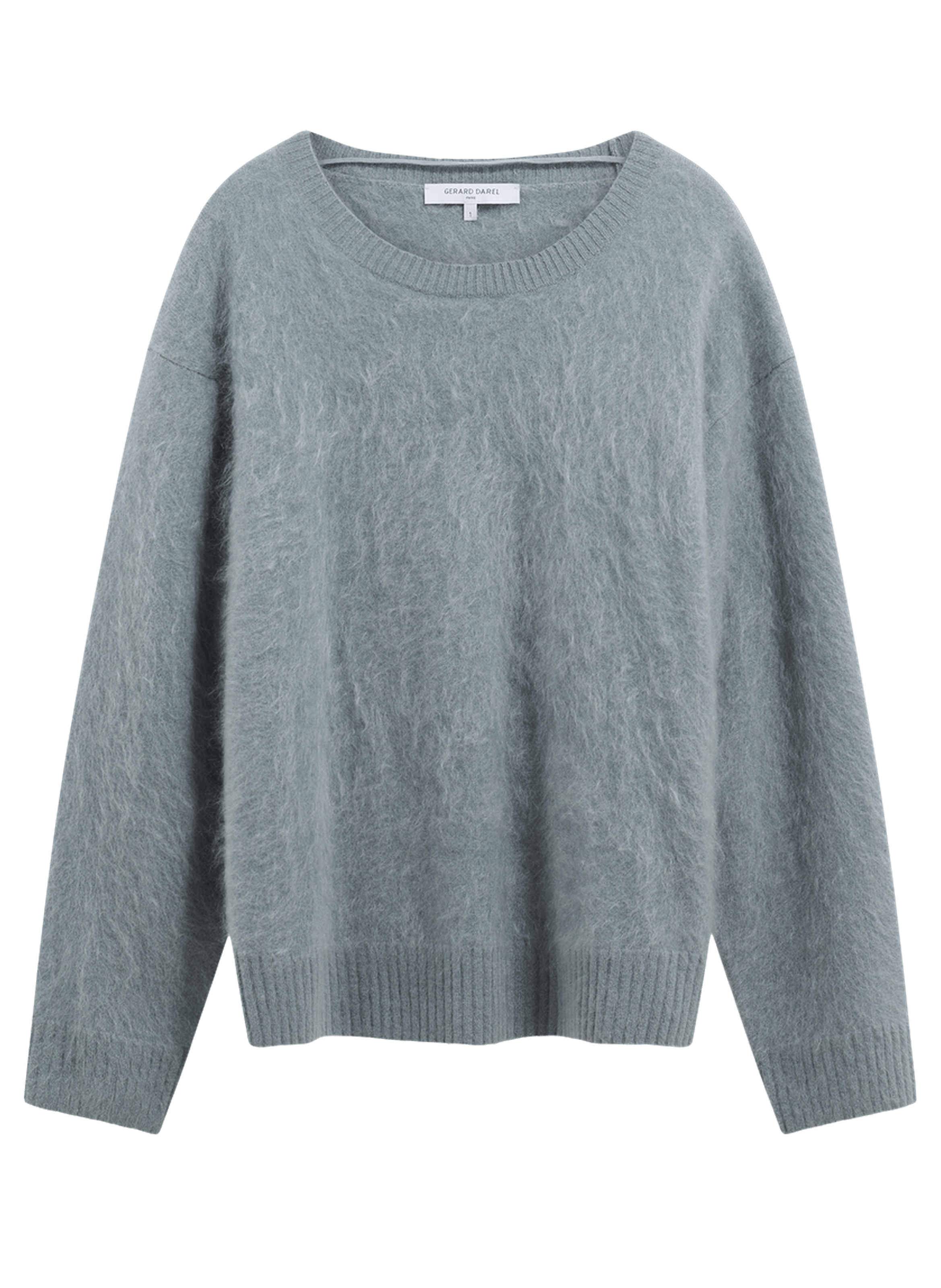 Pull à col rond en cachemire brossé - rida GERARD DAREL Bleu
