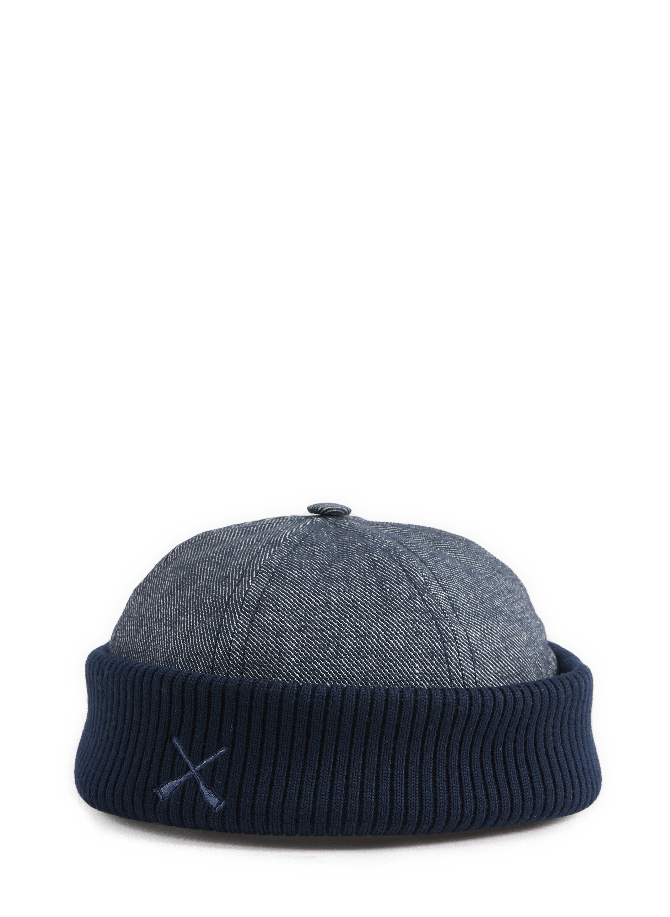Cotton blend hat BETON CIRE Blue