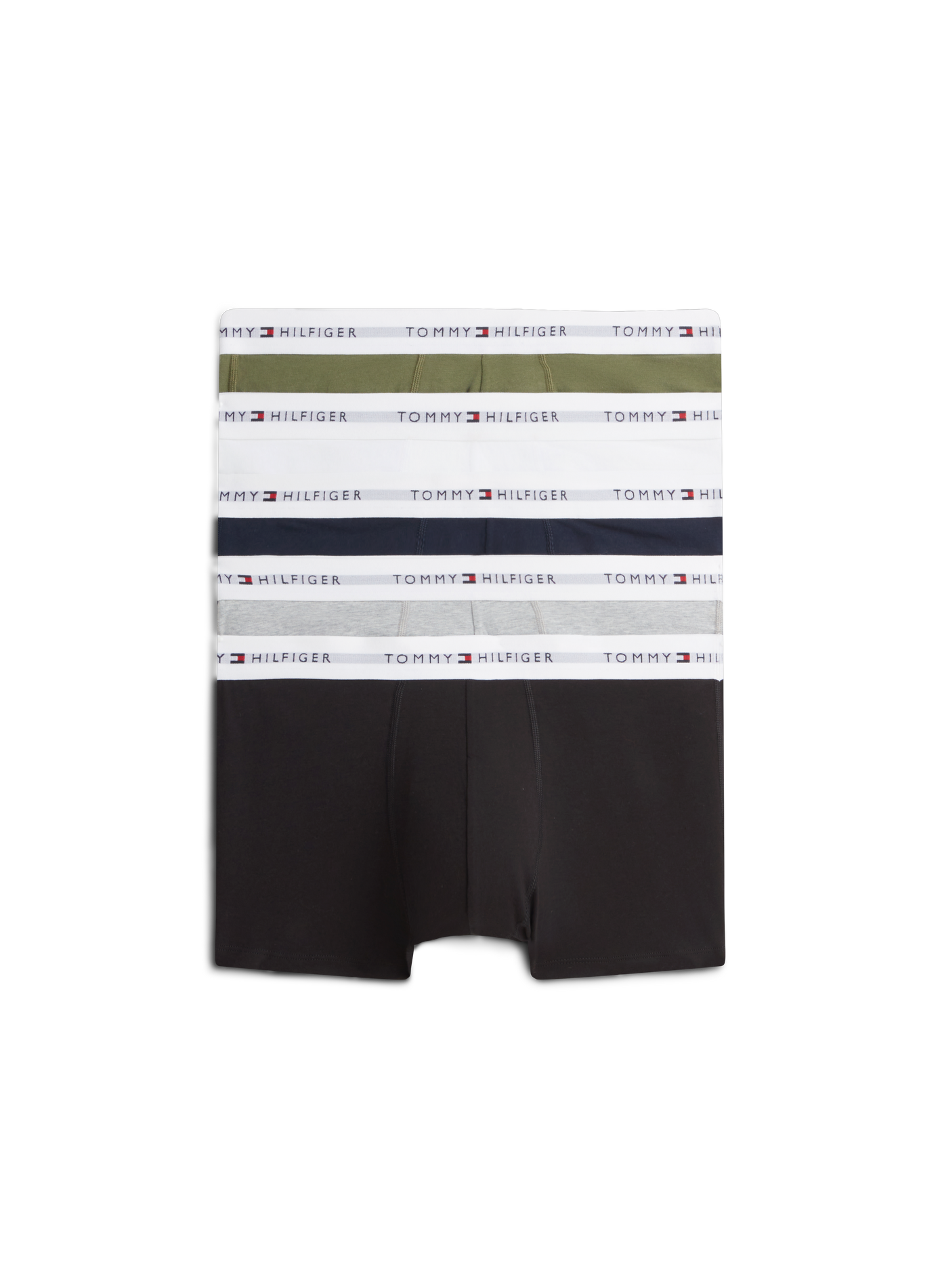 Lot de 5 boxers en coton mélangé TOMMY HILFIGER Multicolore