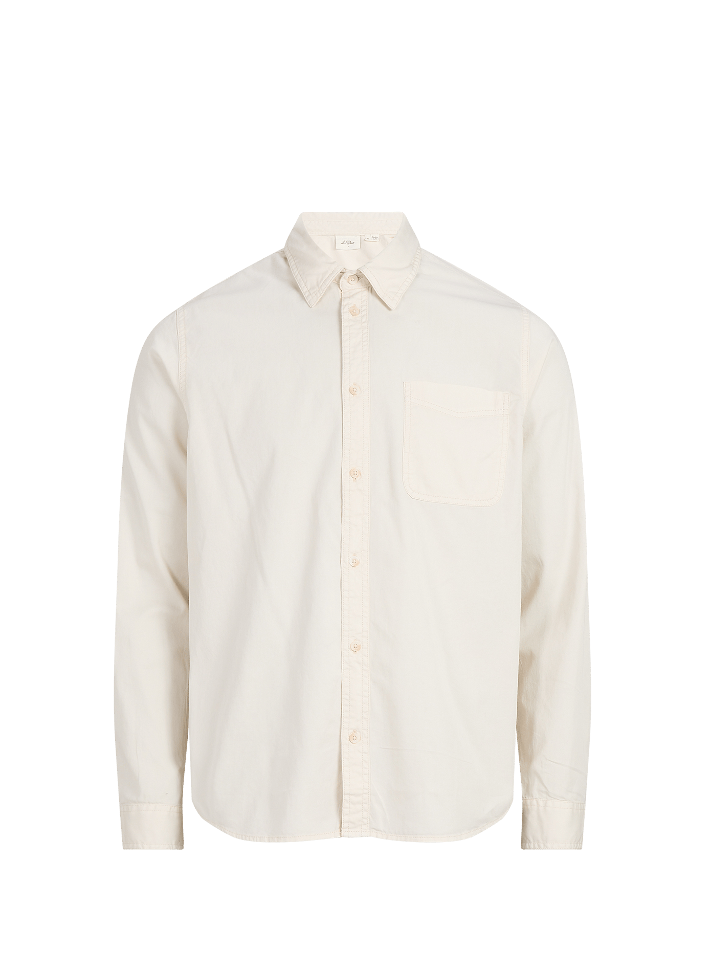 Chemise droite en coton LES DEUX Beige