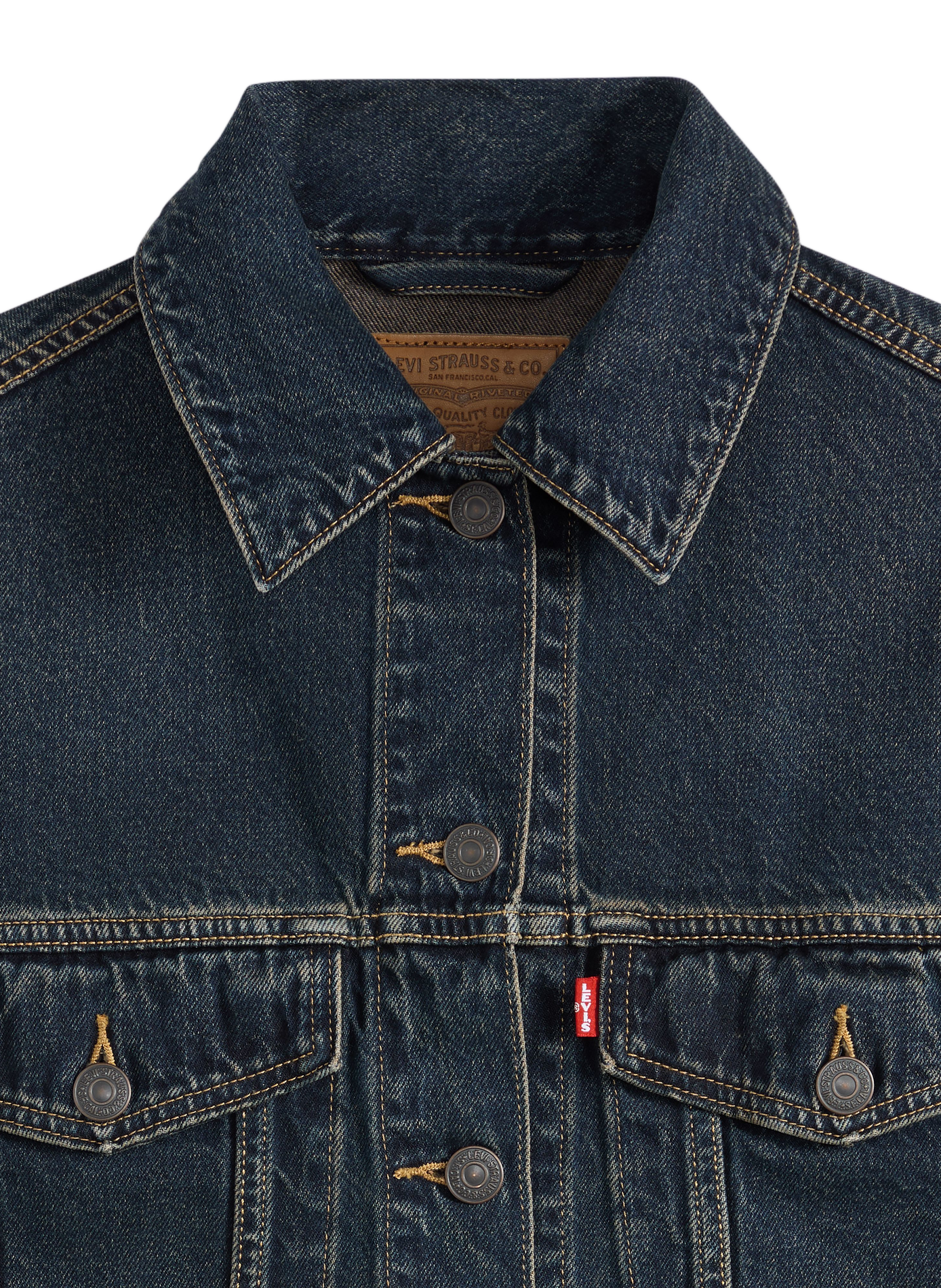 Jacke mit klassischem Baumwollkragen LEVI'S Blau