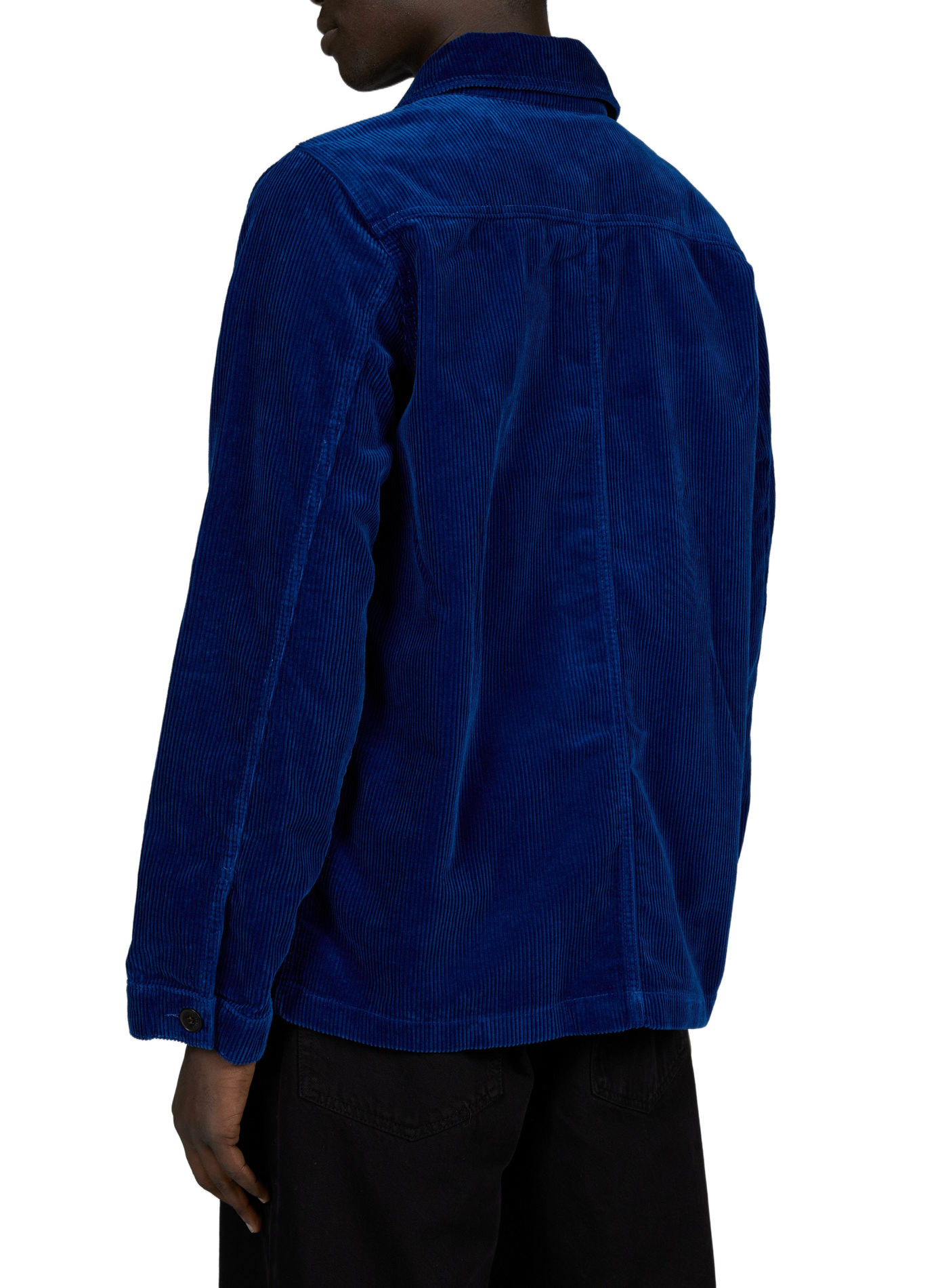 Straight Esteve jacket in ribbed cotton | Blue LAFAURIE Men