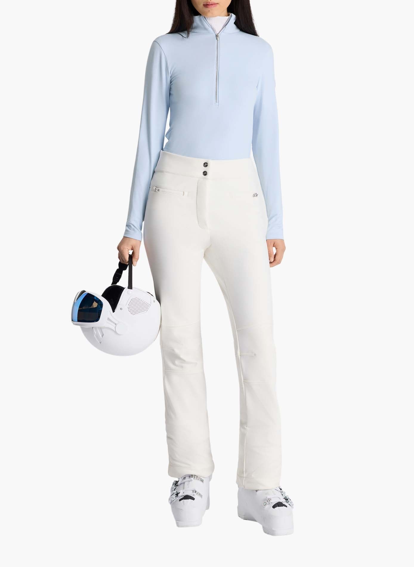 Sous pull gemini col montant coupe ajustée FUSALP Bleu