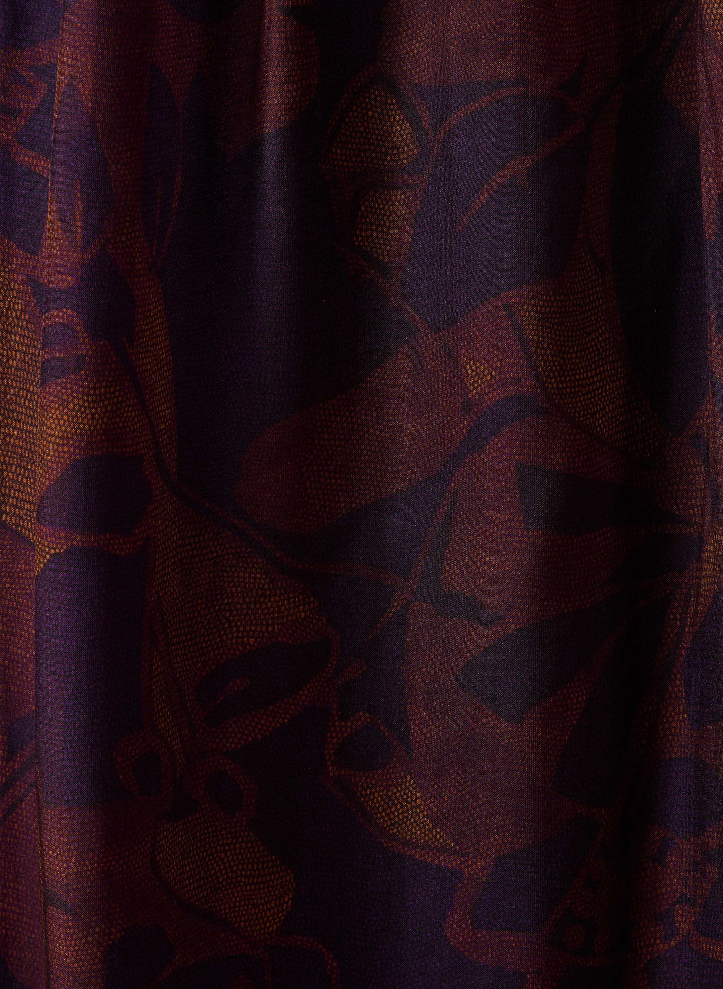 Uitlopende midi-rok met print LA FEE MARABOUTEE Veelkleurig