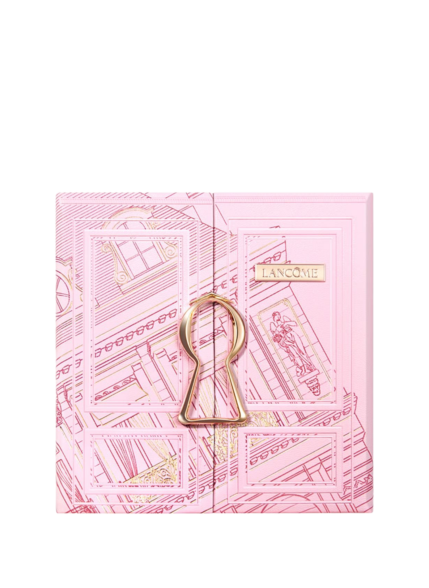 Hypnose Palette Exclusieve oogschaduwpalette LANCÔME Crystal frost  lancÔme pink palace  cherry check-in golden key  velvet drapes  turndown treat