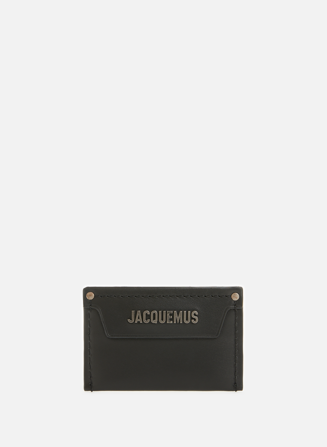 حامل بطاقات Meunier من الجلد JACQUEMUS