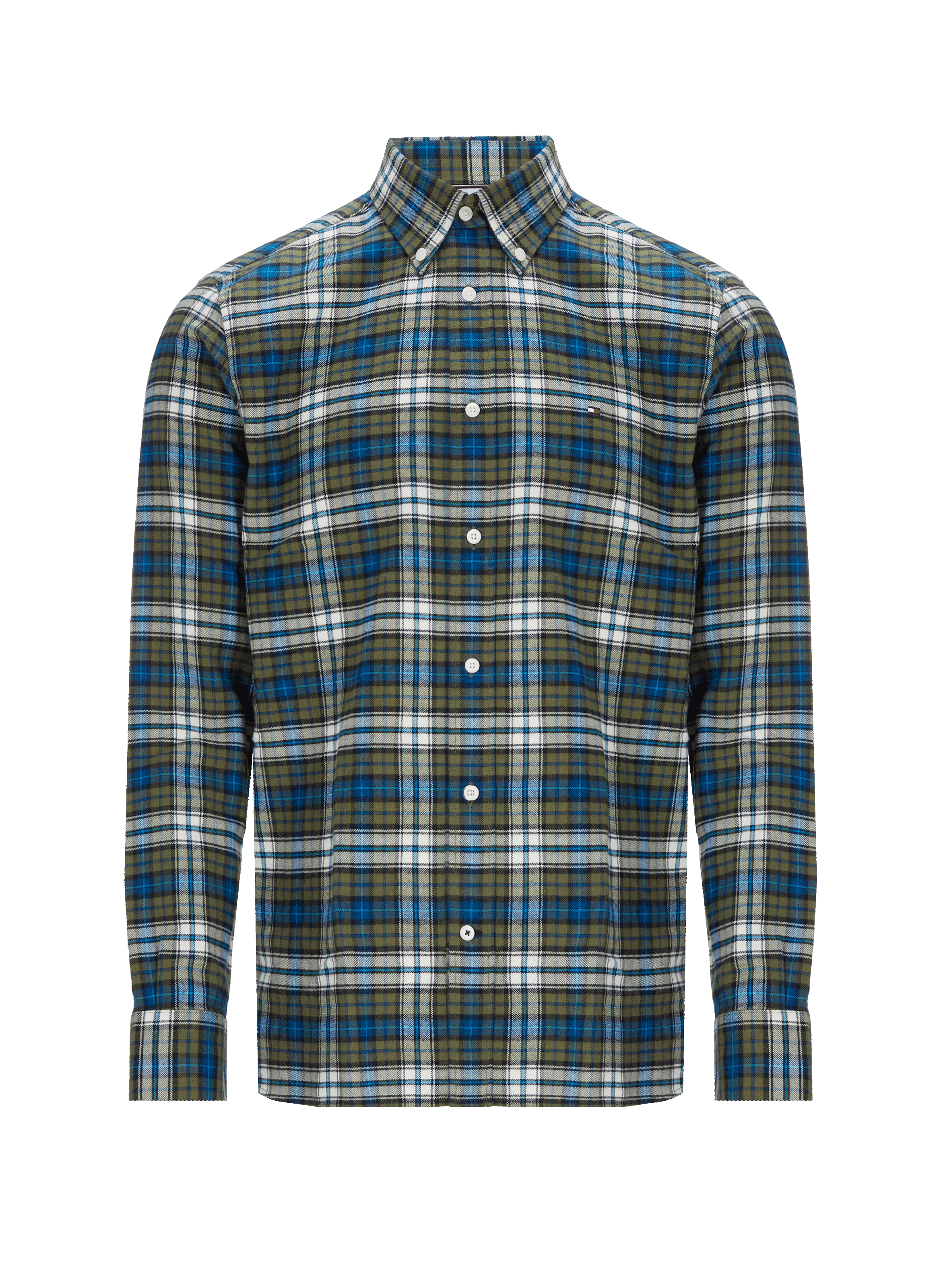 Chemise à carreaux en coton