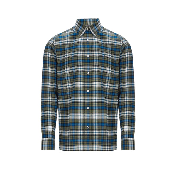 Chemise à carreaux en coton