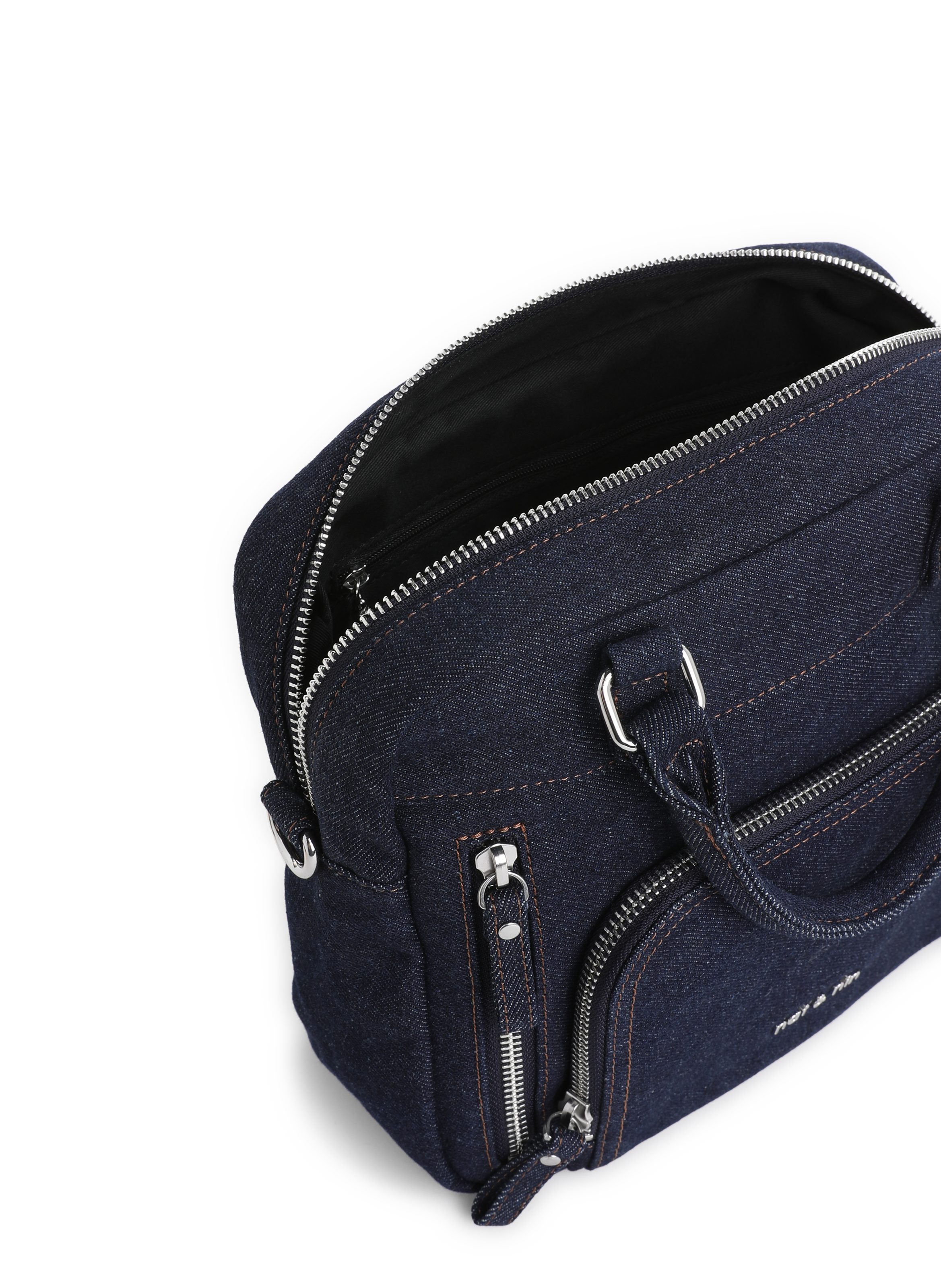 Mini Marcy denim handbag NAT & NIN Blue