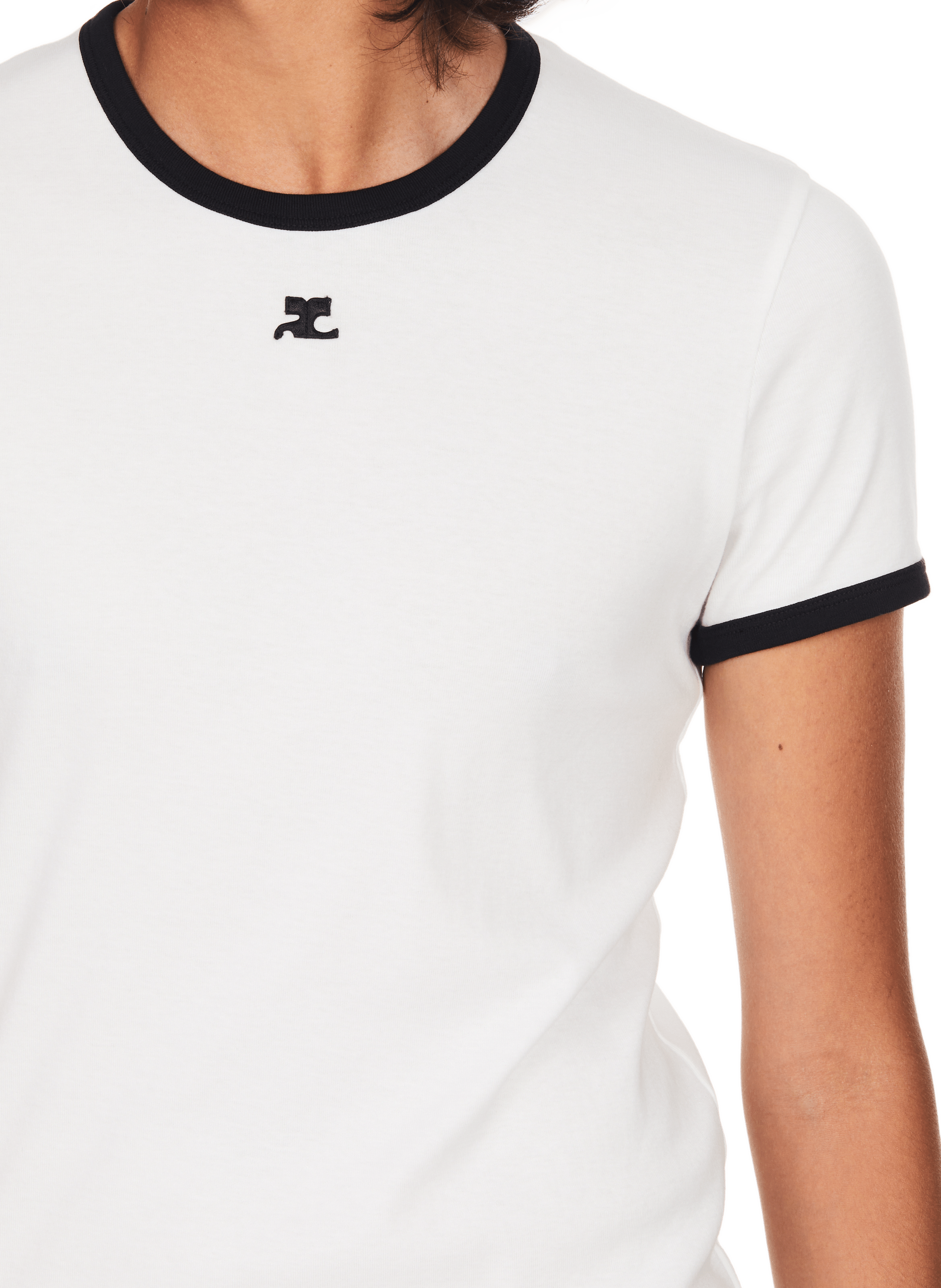 Cotton T-shirt COURRÈGES White
