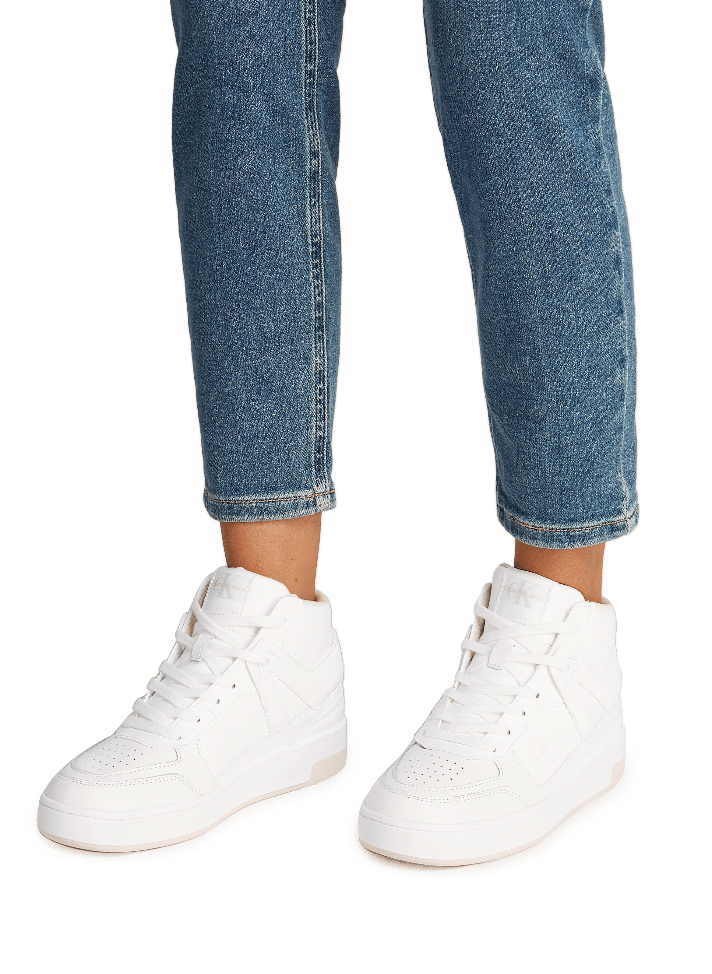 Baskets montantes  CALVIN KLEIN Blanc