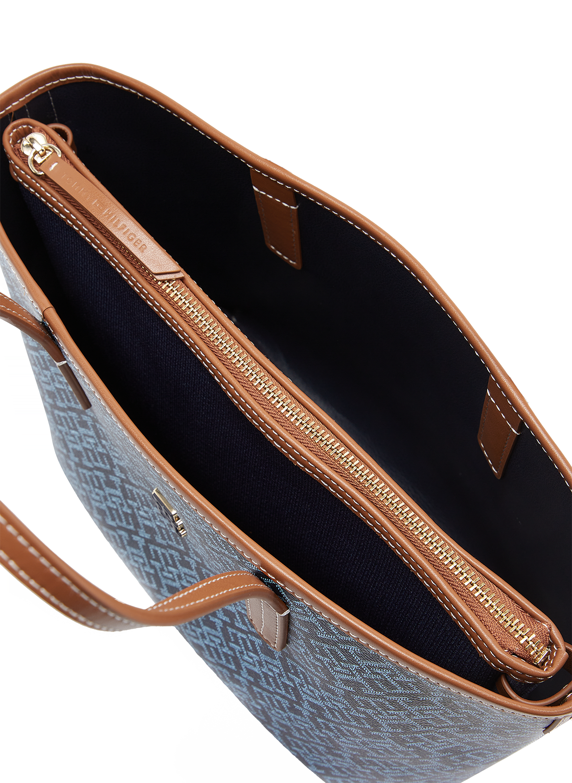 Sac cabas imprimé  TOMMY HILFIGER Bleu