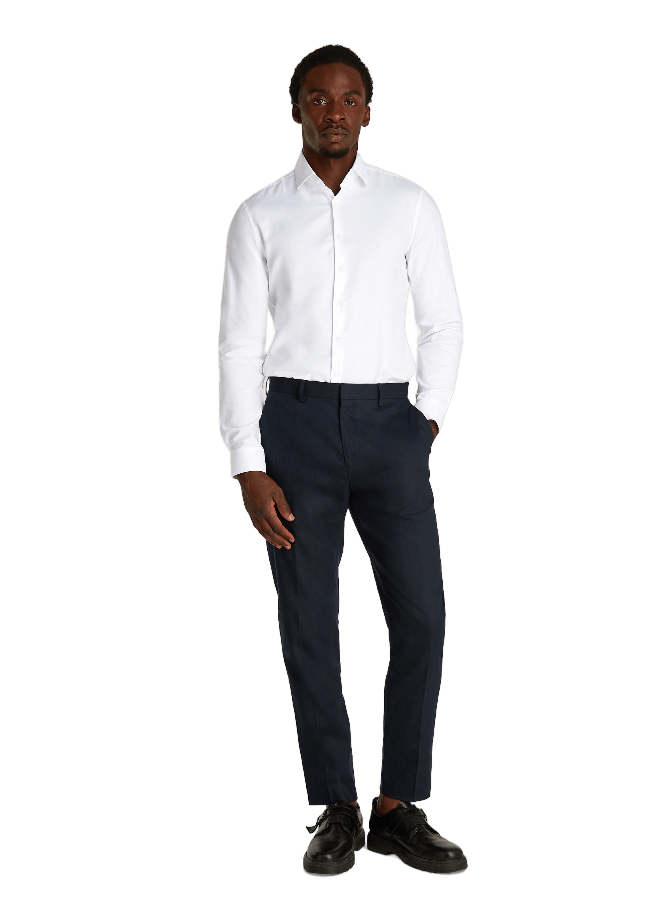 Chemise en coton  CALVIN KLEIN Blanc
