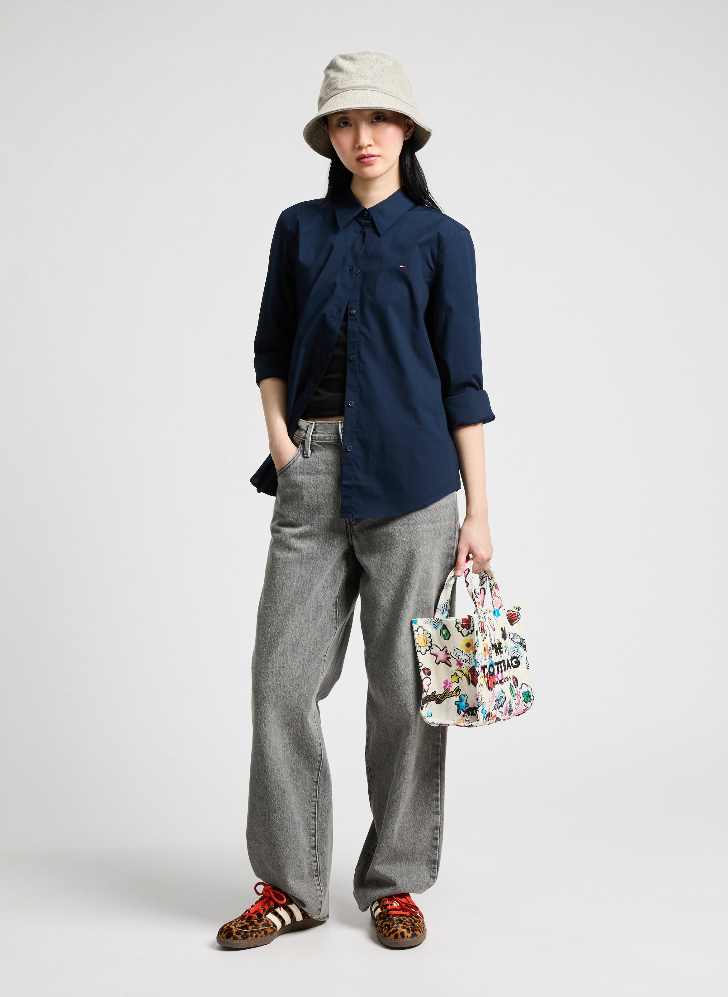  Cotton shirt TOMMY HILFIGER Blue