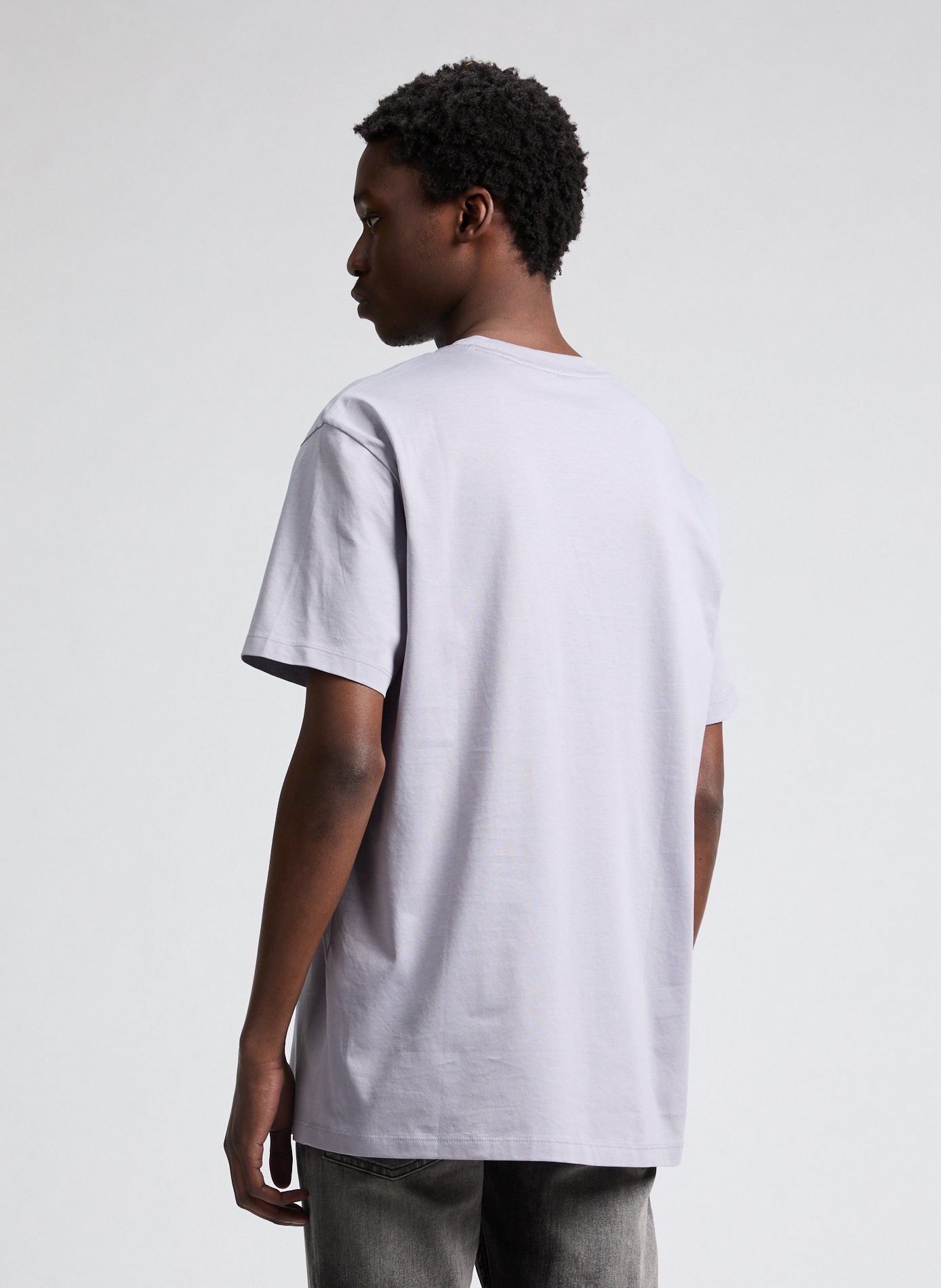 Tee-shirt manches courte en coton ARMANI EXCHANGE Violet