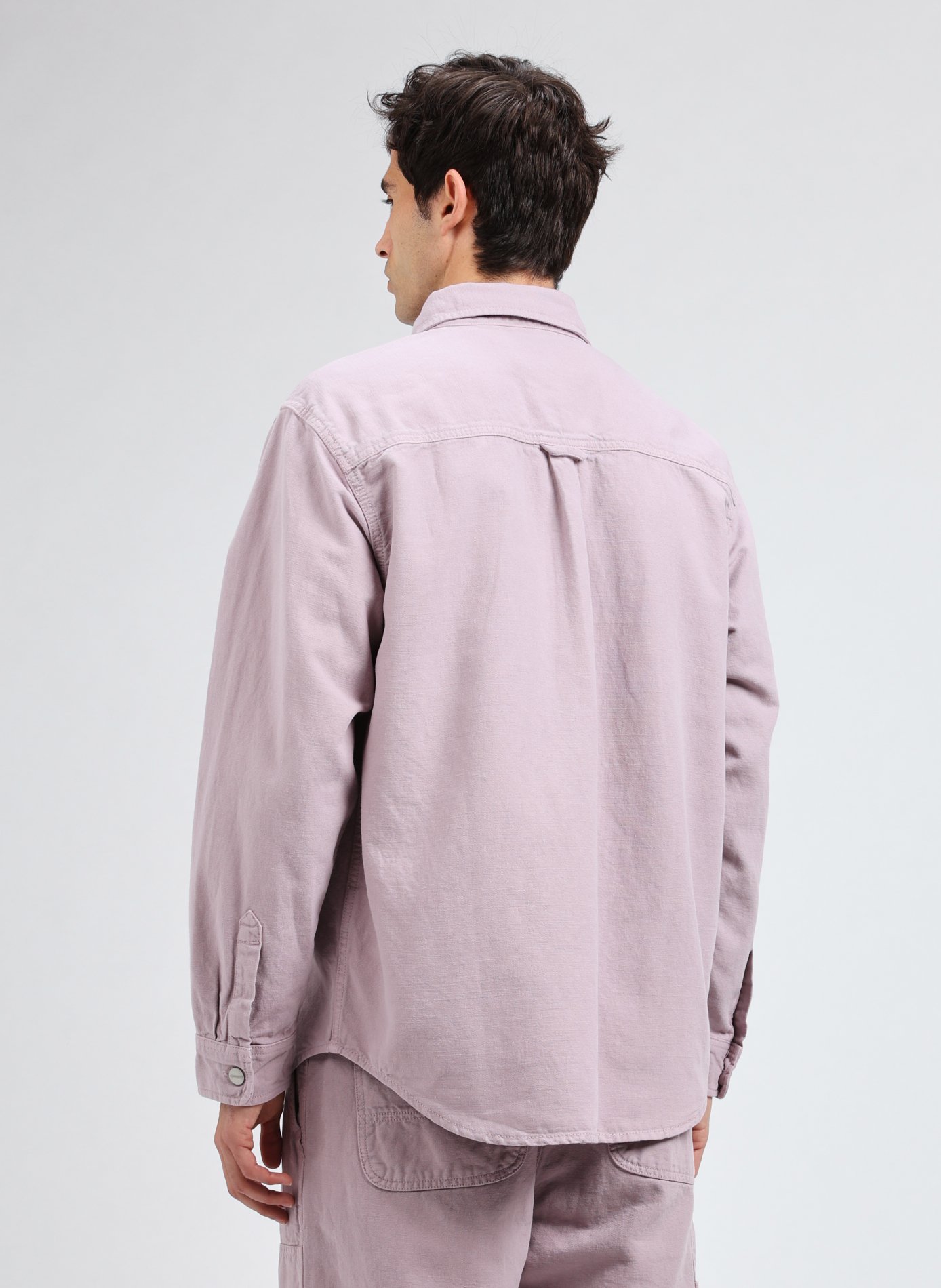 Cotton logo shirt Pink
