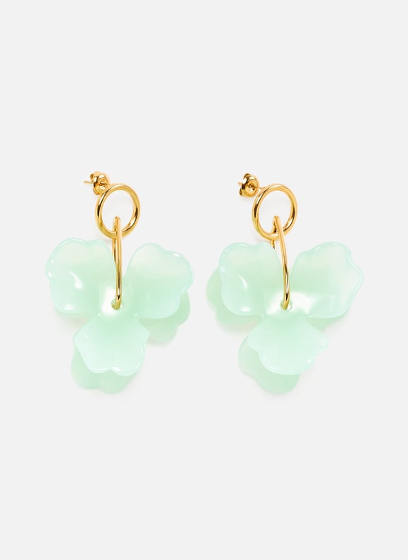 Boucles d'oreille pendantes Vert by AU PRINTEMPS PARIS AU PRINTEMPS PARIS Boucles d'oreille pendantes Vert