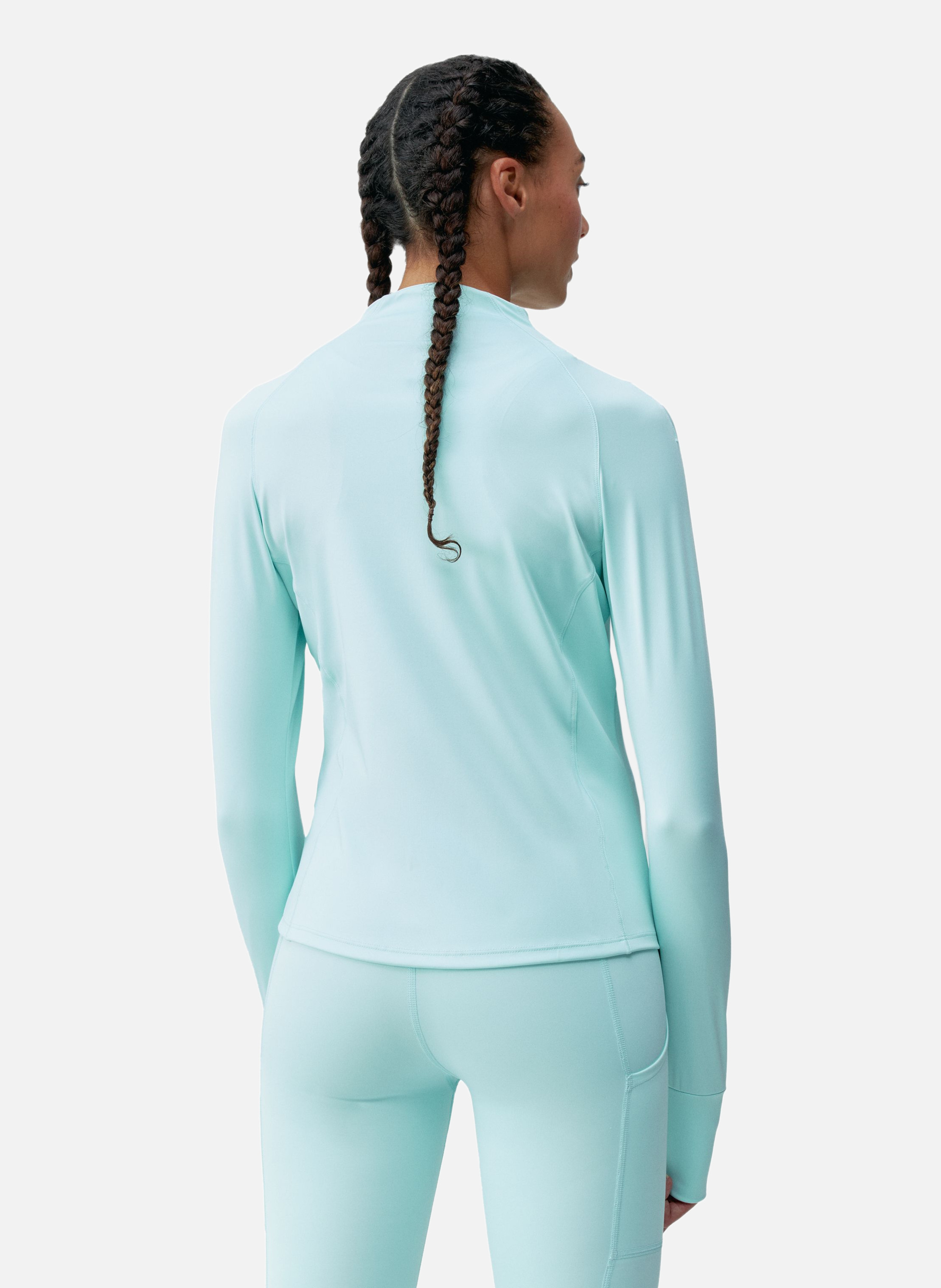 Veste de sport zippée performance athleisure flippo Bleu