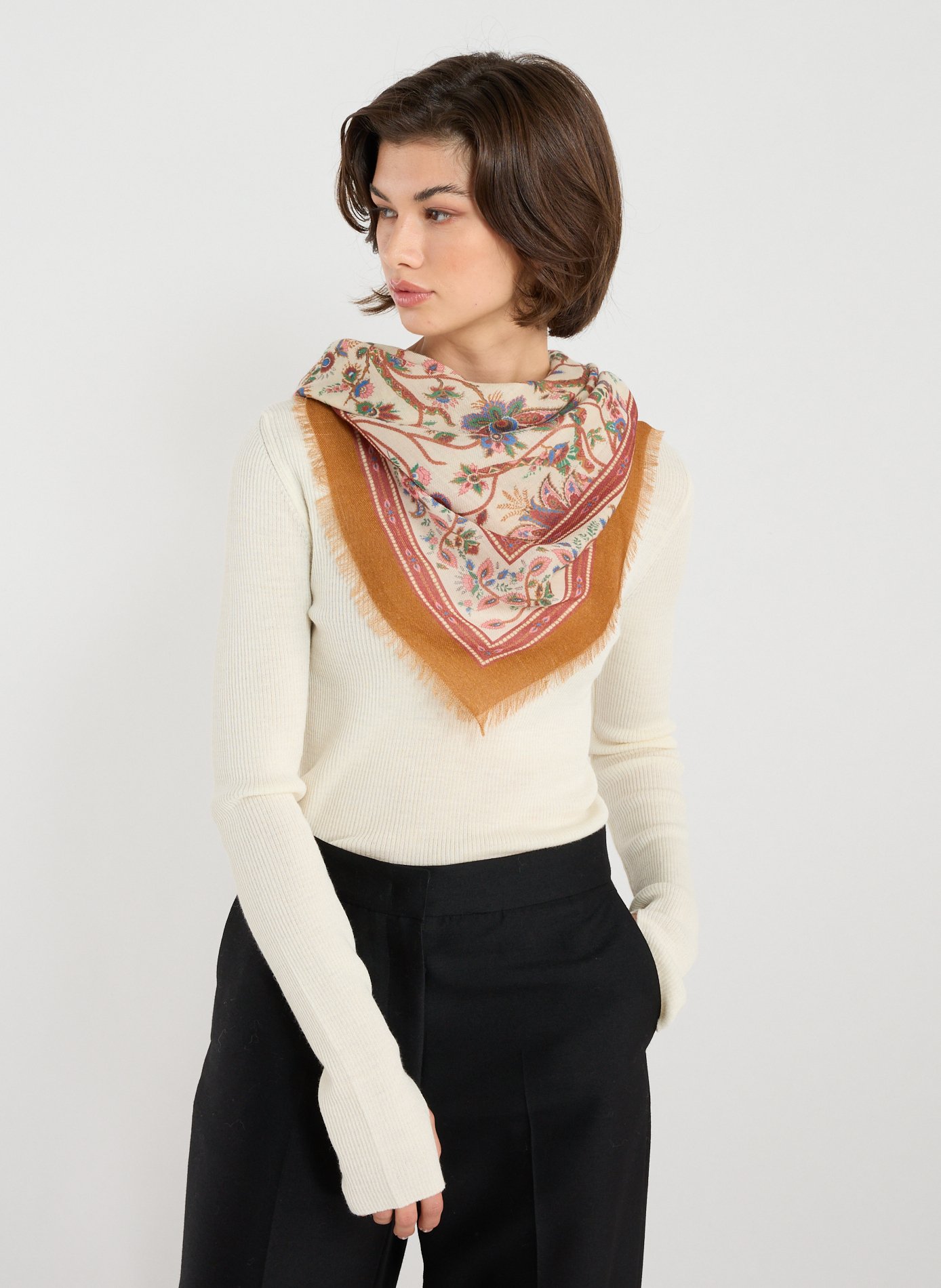 Foulard Mekness en laine LOUISE MISHA Multicolore