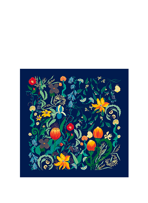 PETITJEAN PARIS Wool and silk scarf Multicolour