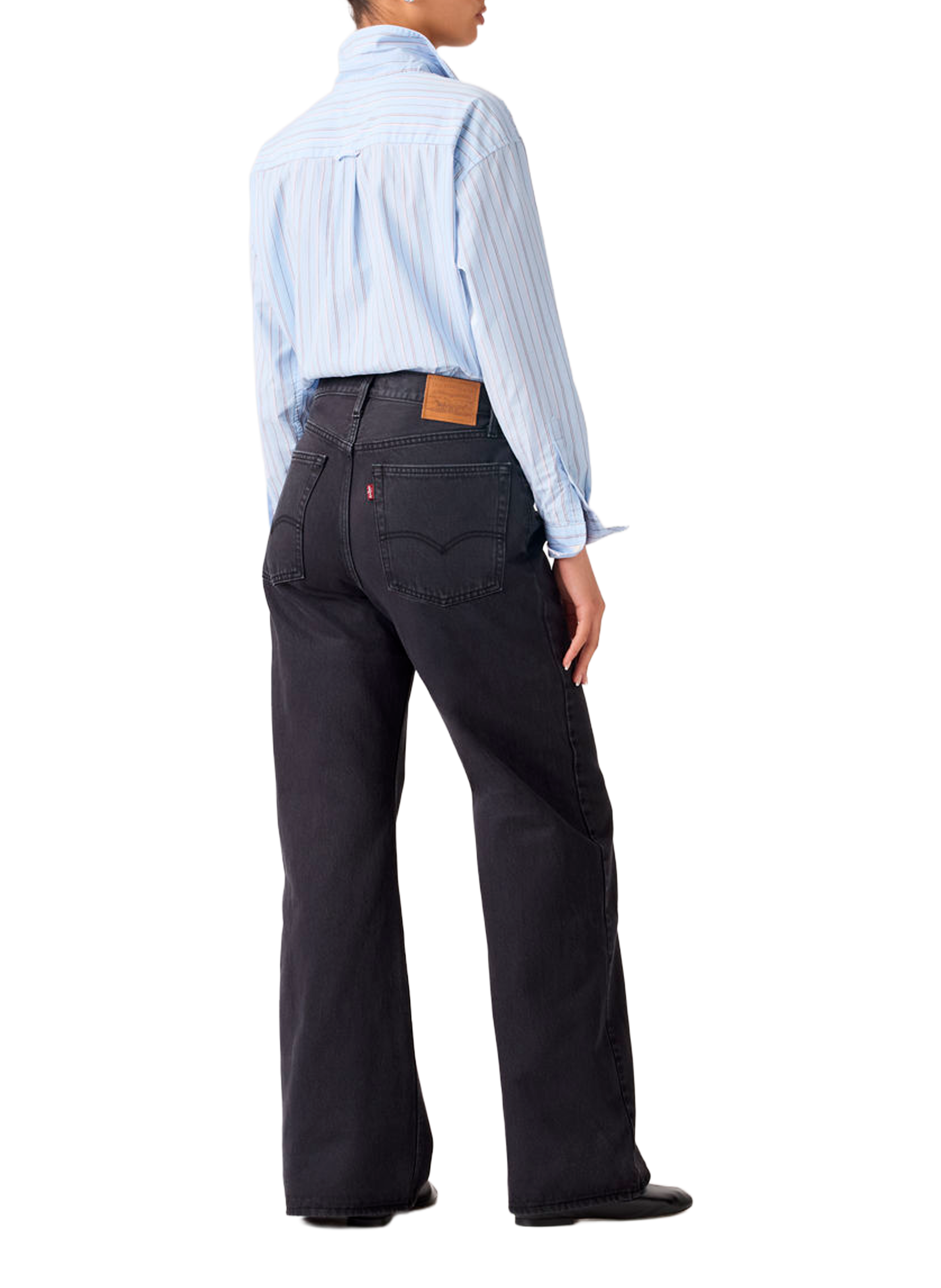 Jean Loose Boot en coton LEVI'S Noir