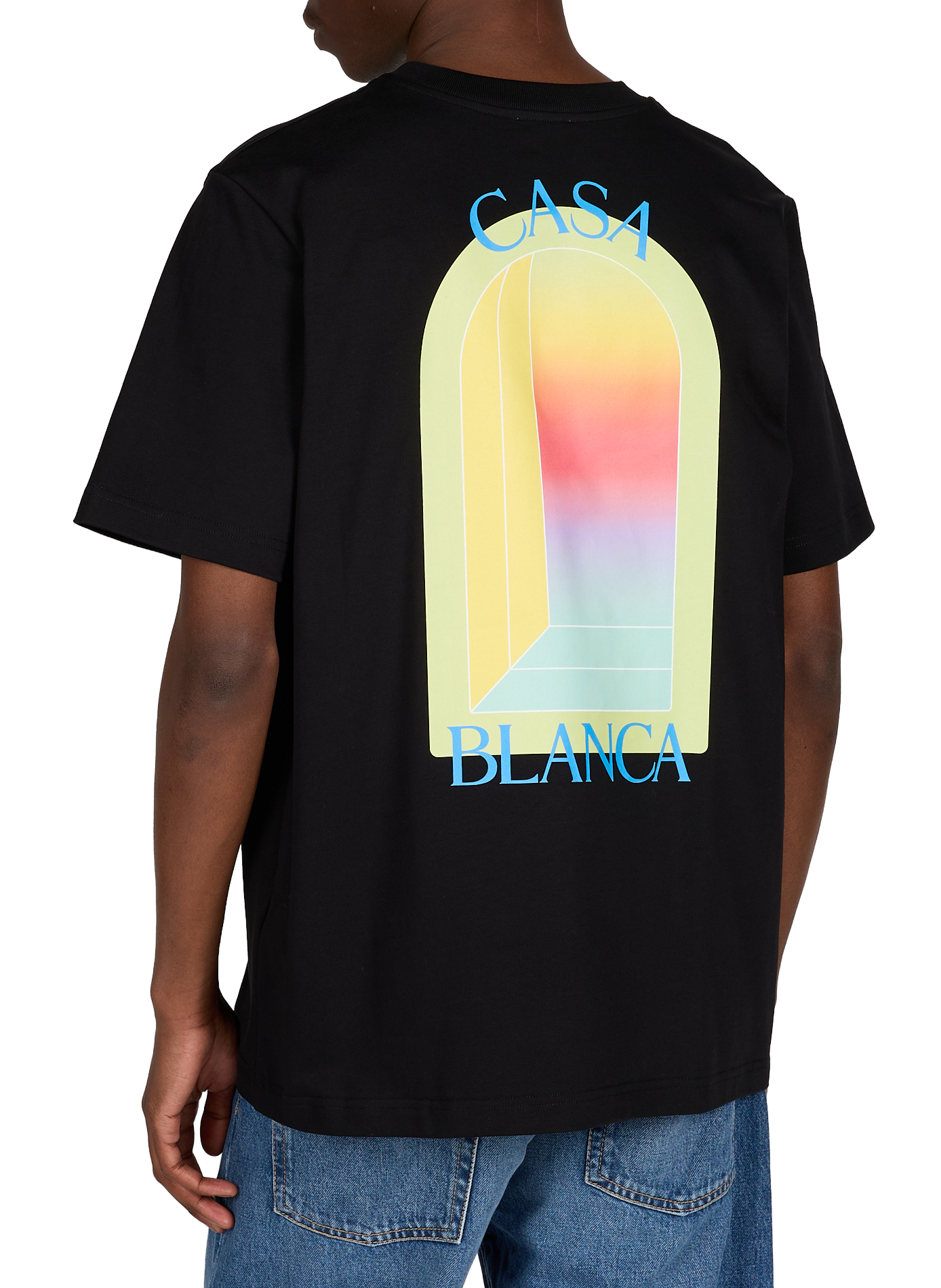 Cotton round-neck T-shirt CASABLANCA PARIS White