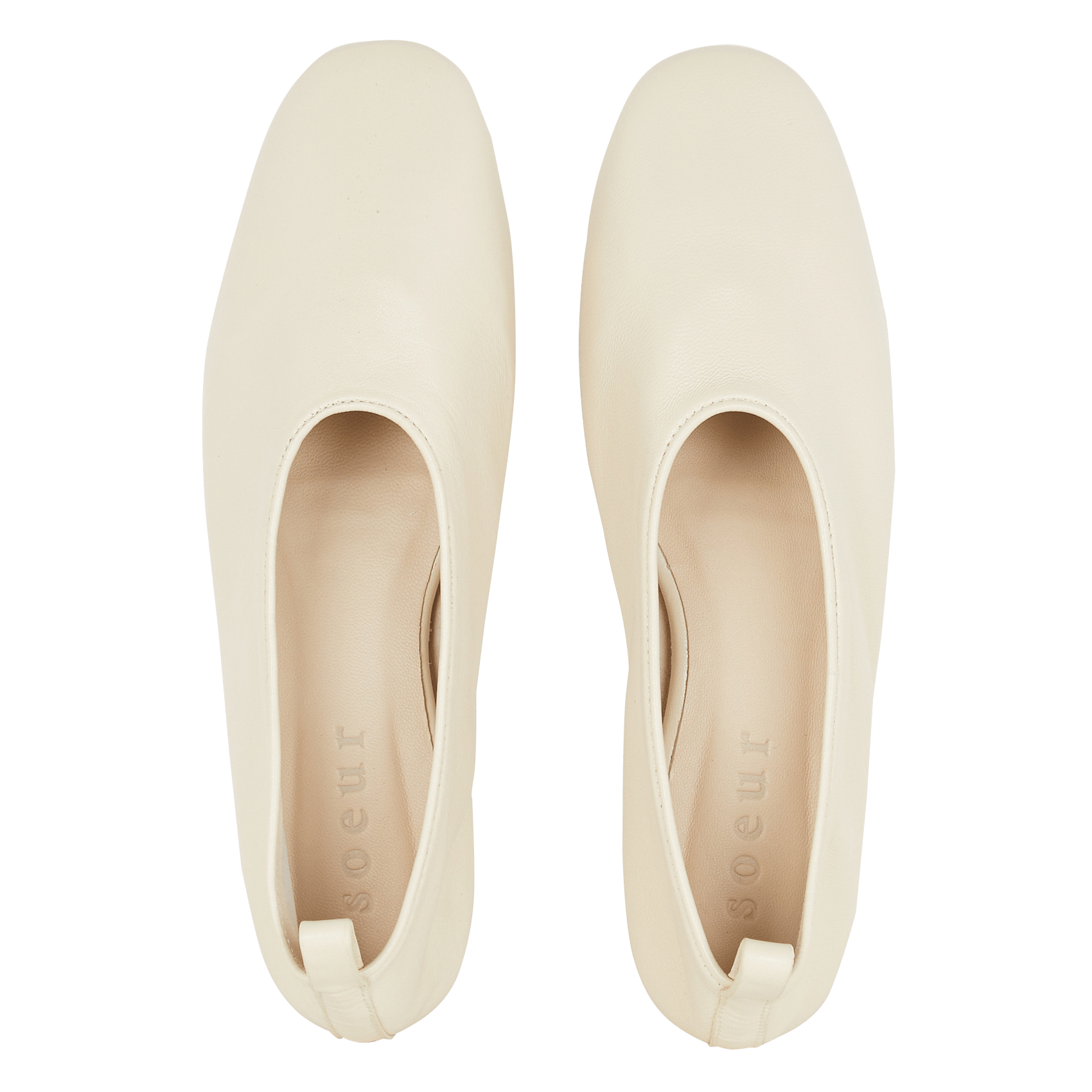 Ballerines en cuir Bala SOEUR Beige