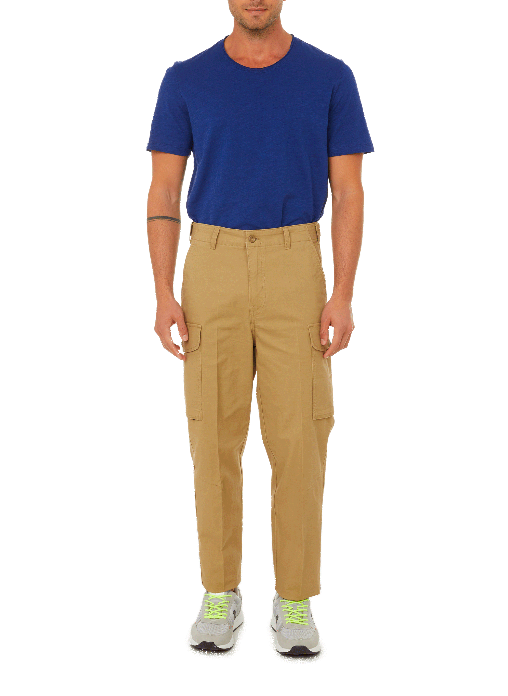 Pantalon Cargo en coton DOCKERS Beige