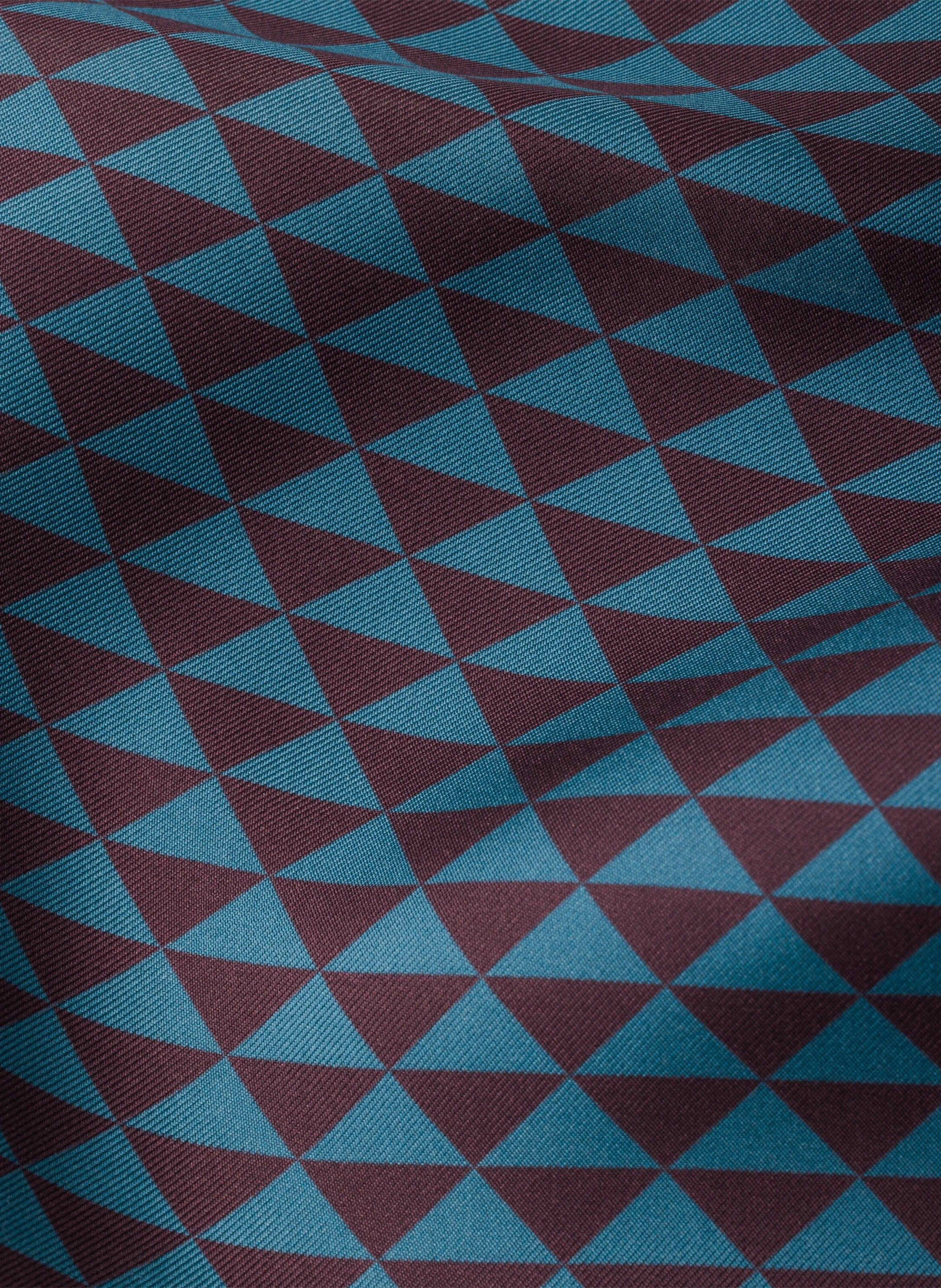 Écharpe en sergé de soie imprimée PRADA Violet