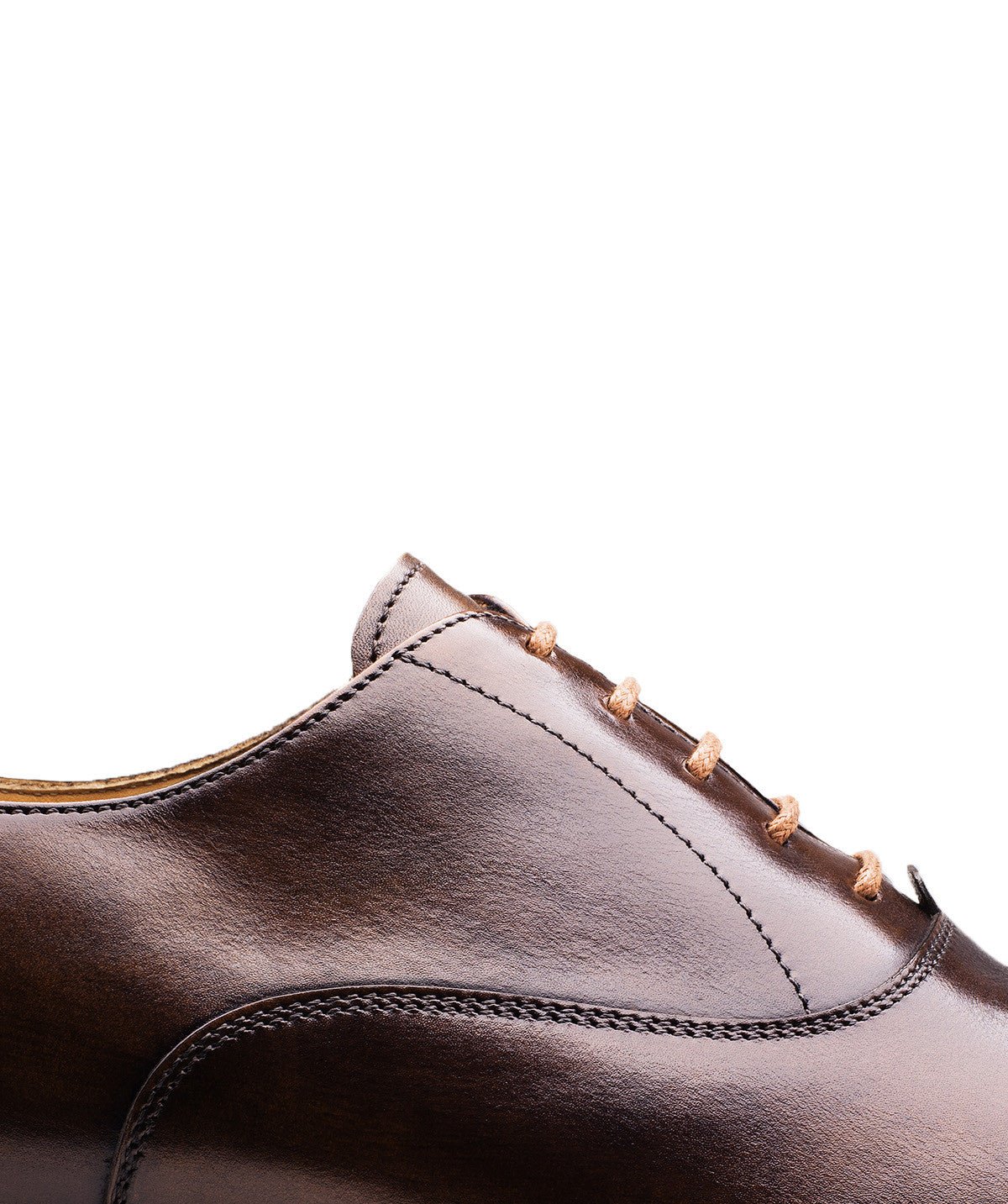 Richelieu cuir patiné CONSUL FINSBURY Marron