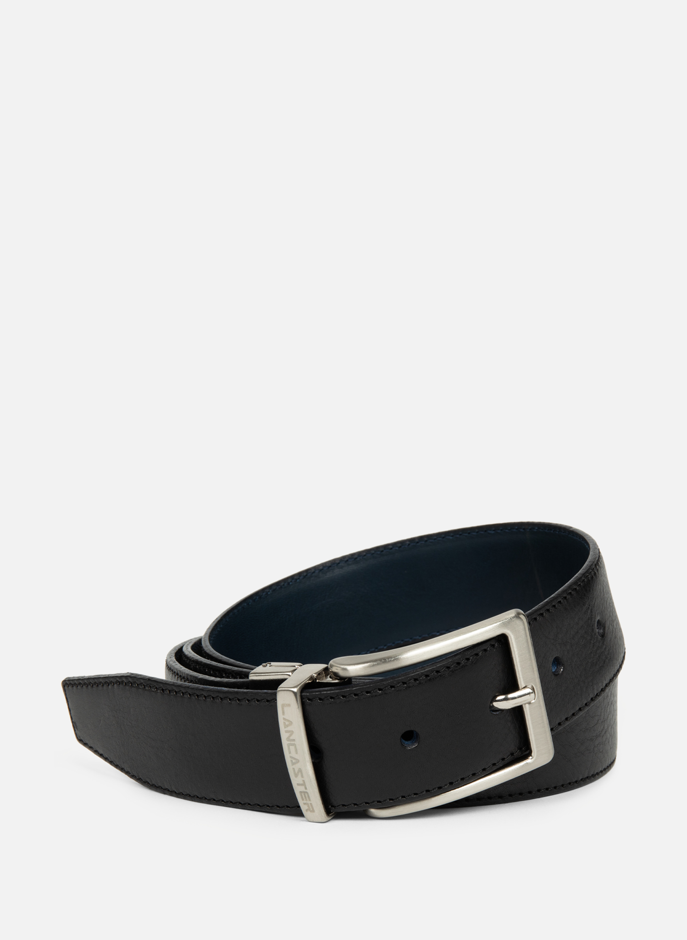 Ceinture - ceinture cuir lisse LANCASTER Noir