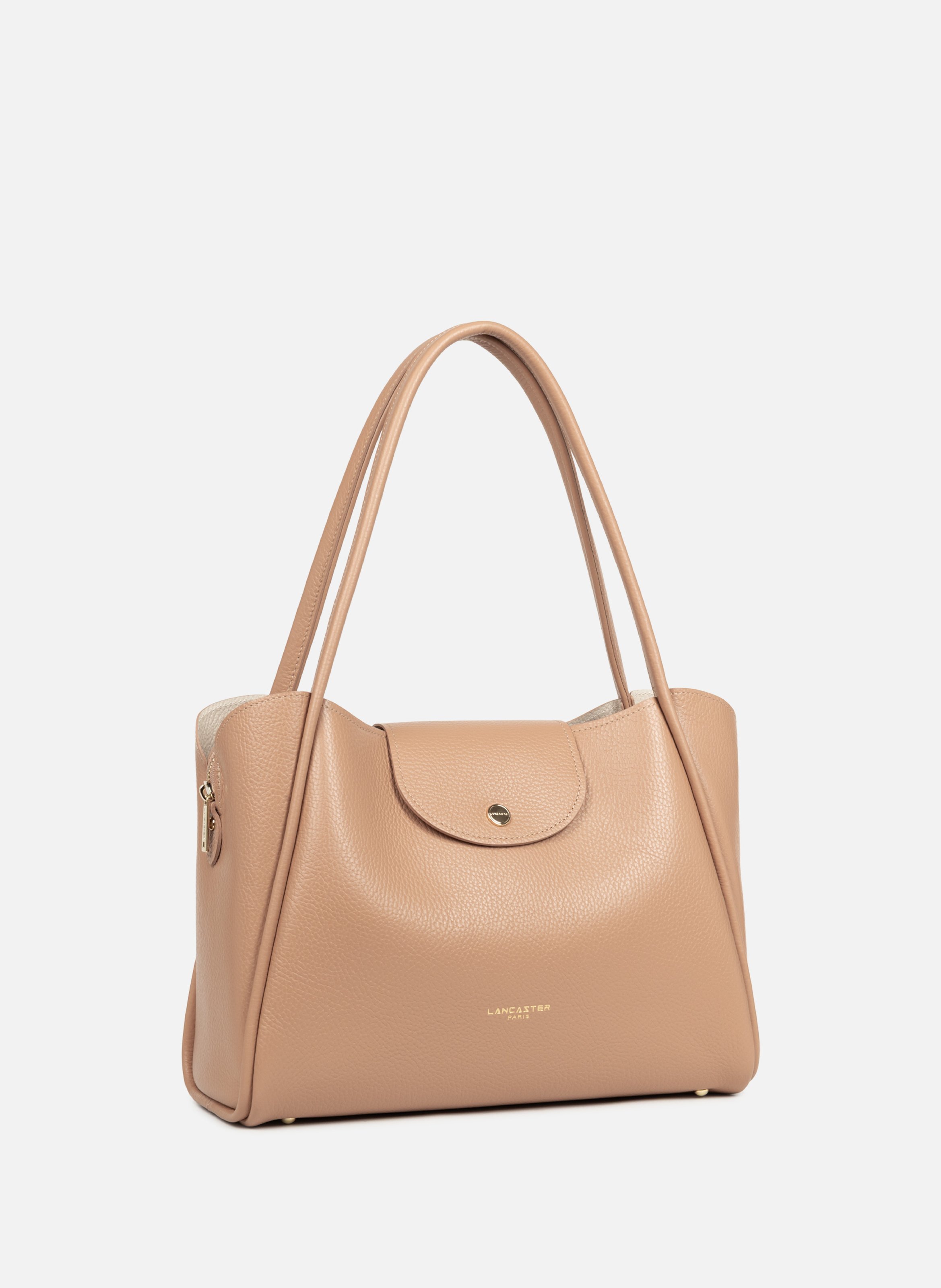 Tote bag - ida double LANCASTER Beige