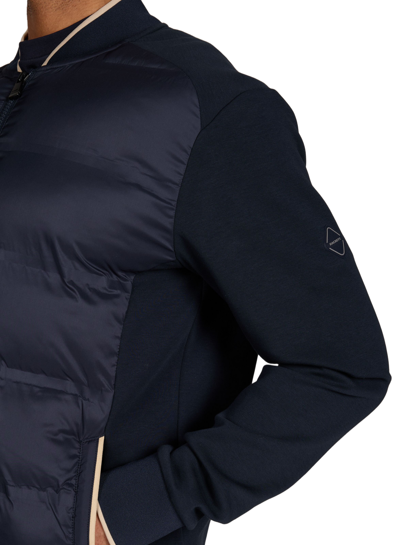 Cotton-blend jacket HACKETT Blue