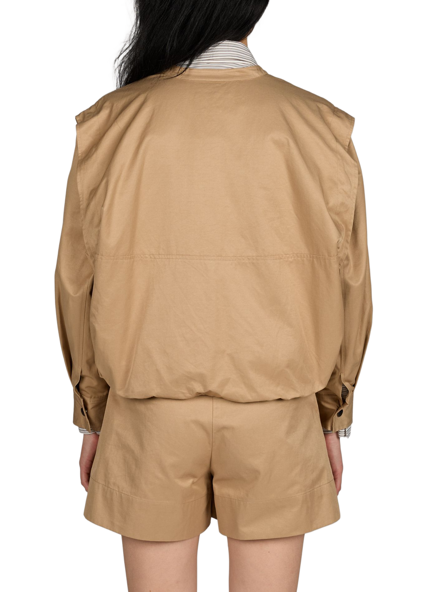 Short zip-up jacket Evan SUNCOO Brown