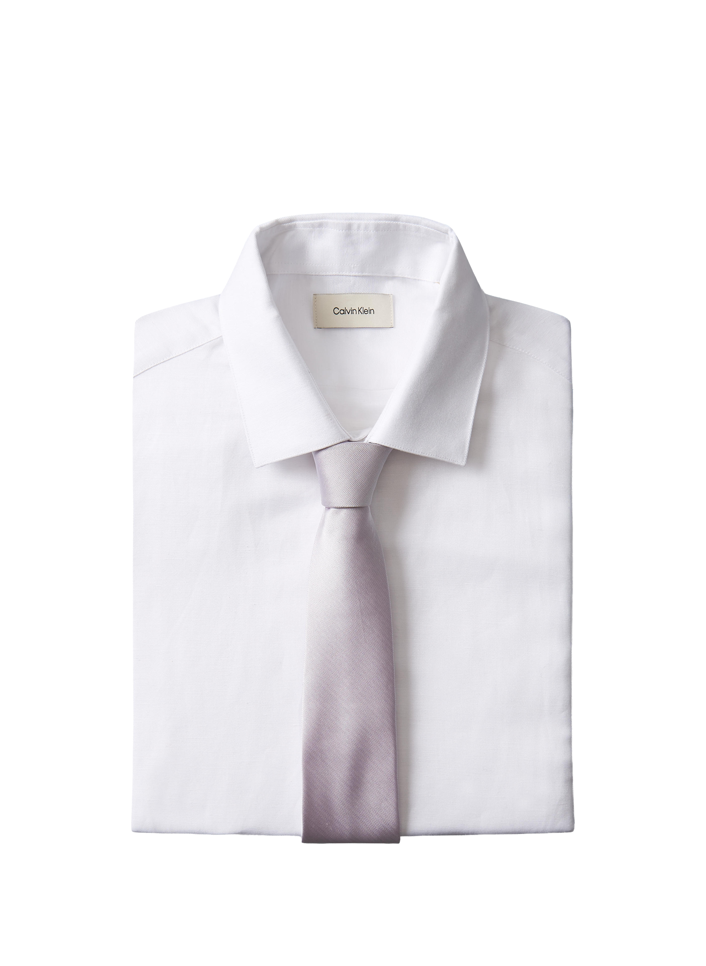 Corbata de seda mezclada CALVIN KLEIN Violeta