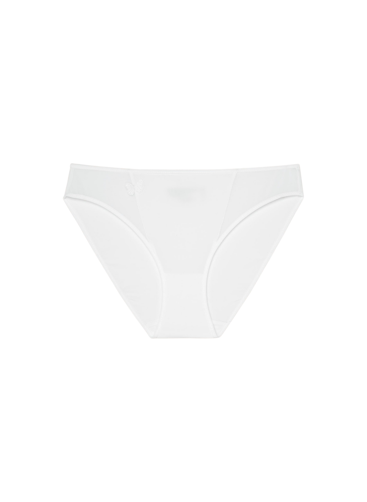 Culotte détail broderie papillon PASSIONATA Blanc